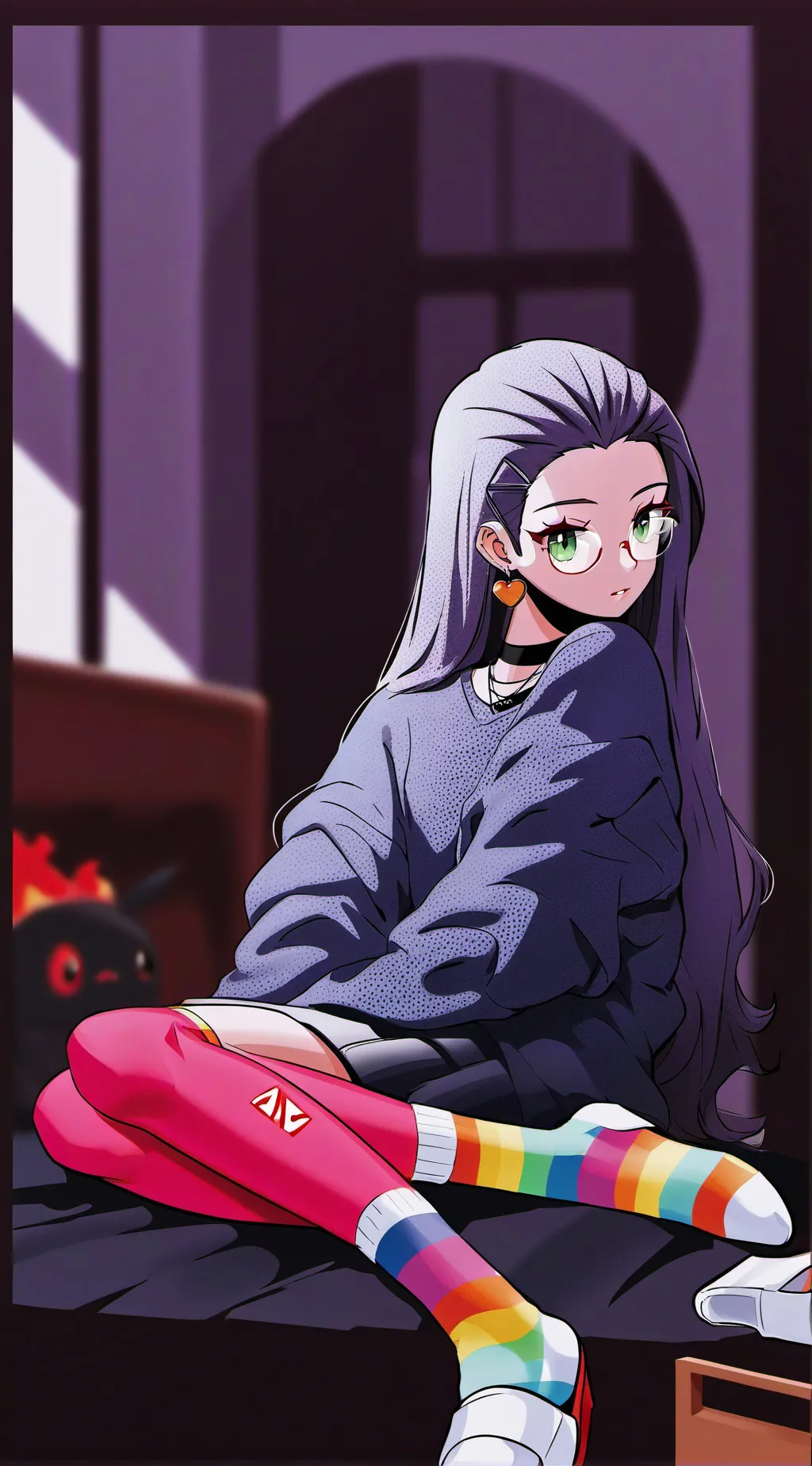 ai character: maya  background