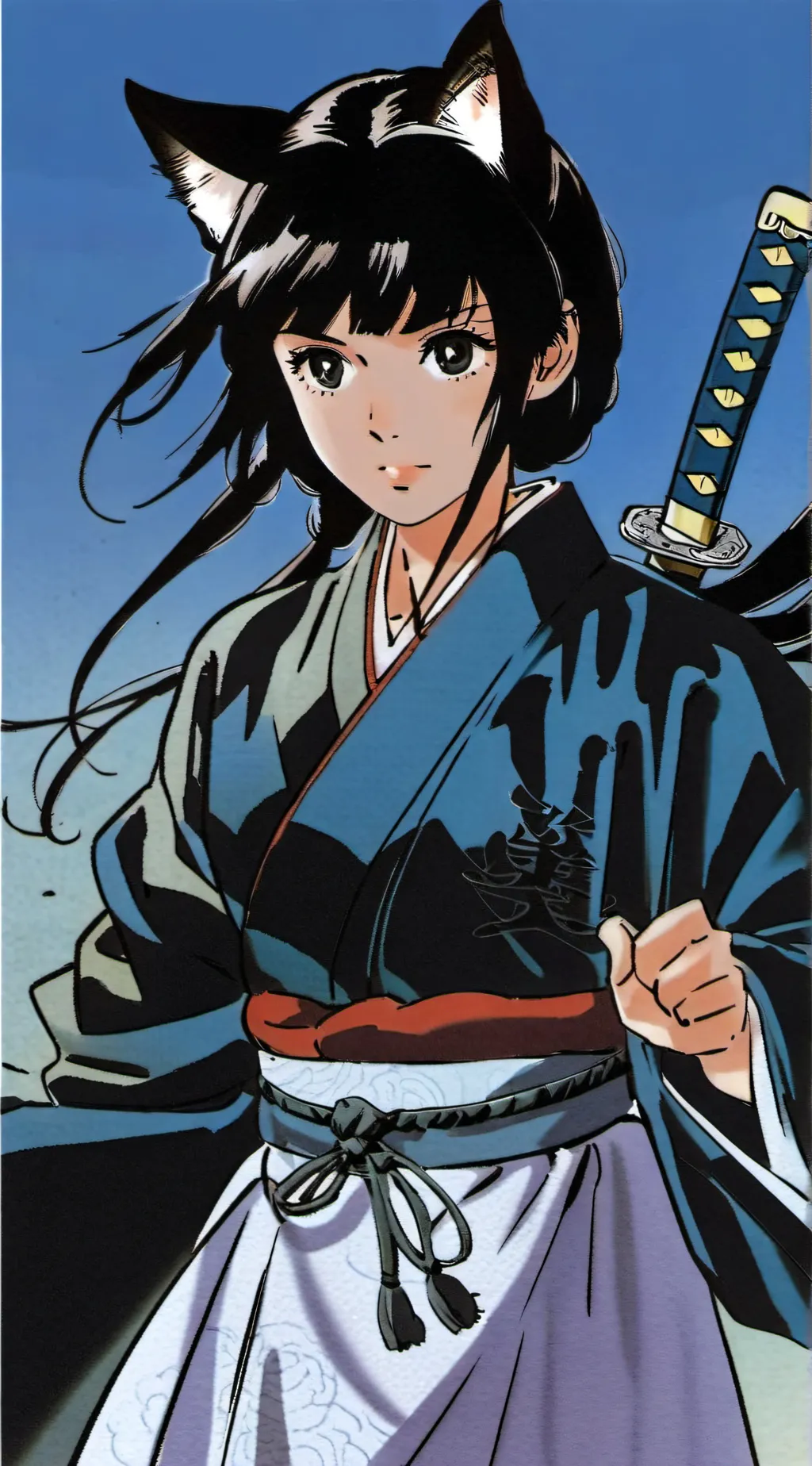 ai character: Omamori Himari background