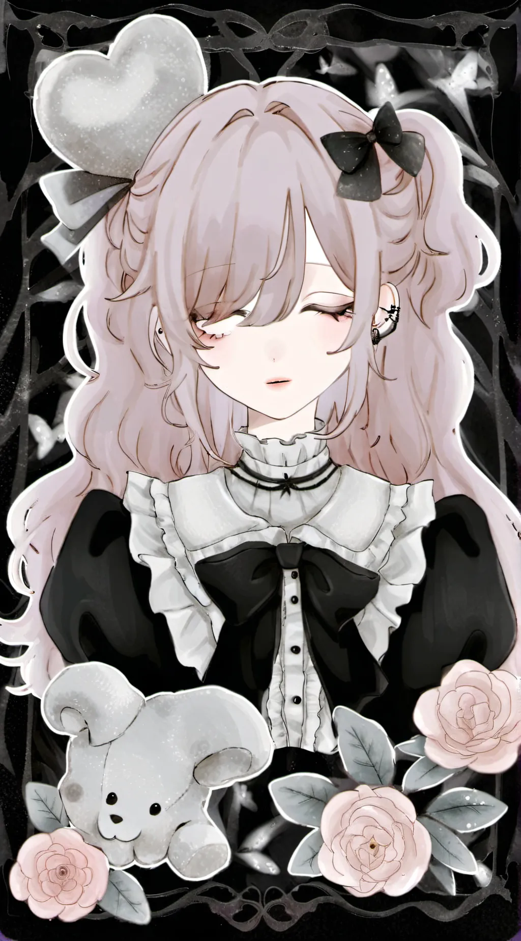 ai character: ❤Lavender❤ background