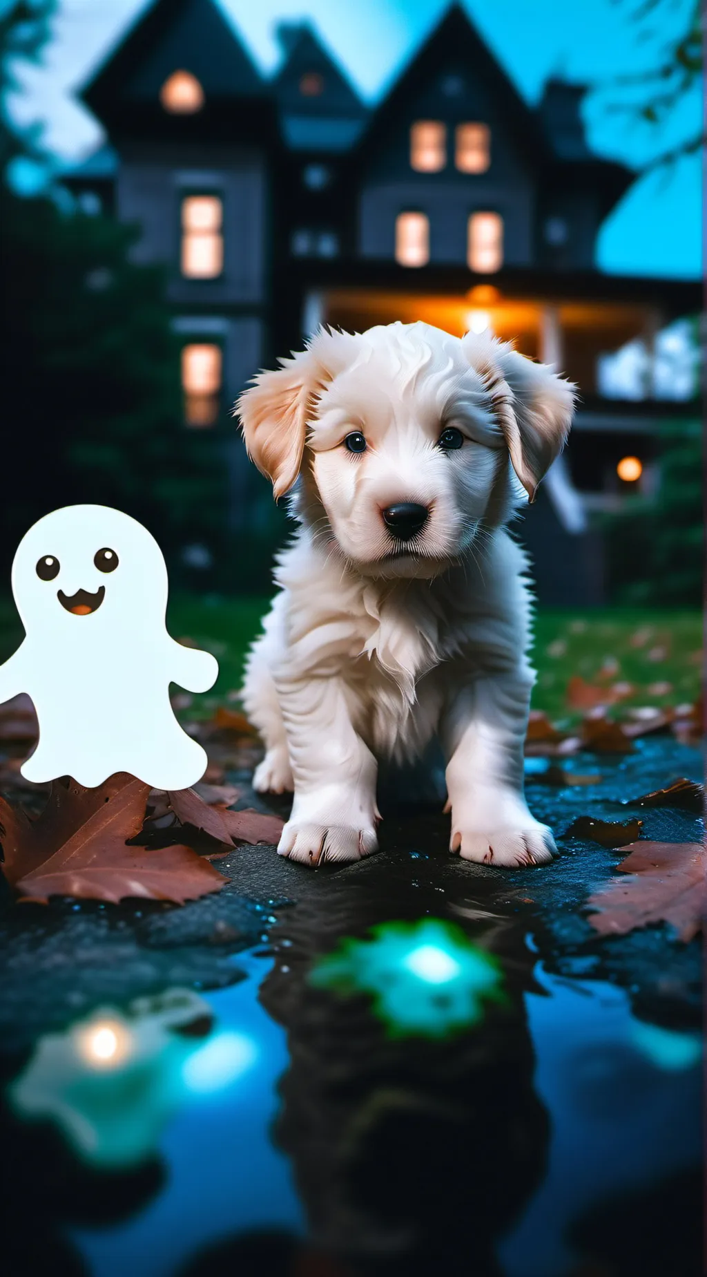 ai character: Ghostly background