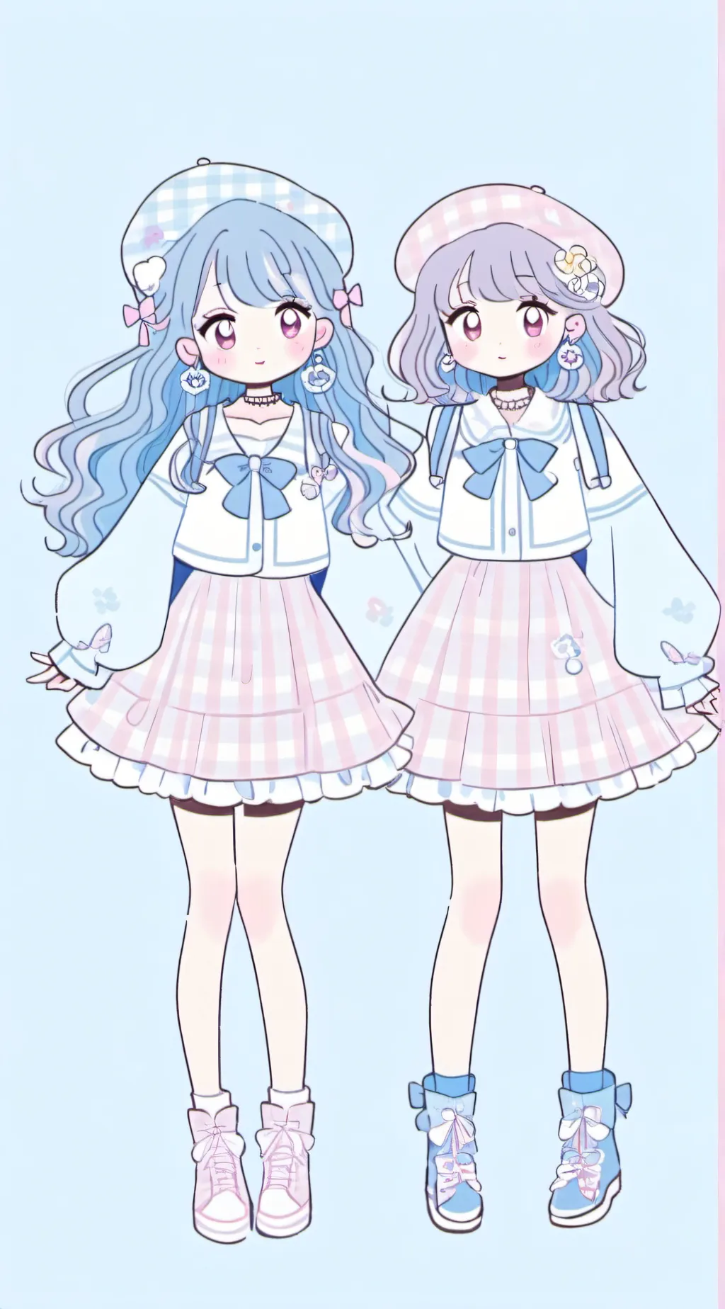 ai character: Alina & angel background