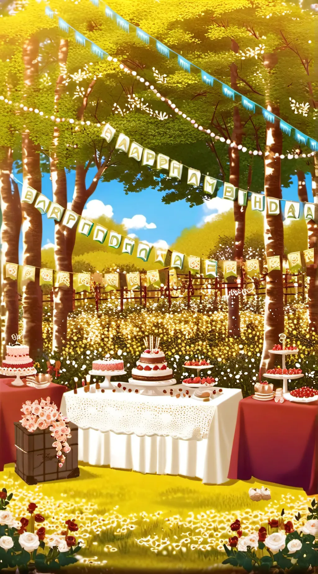 ai character: Judy’s 17th BDay! background