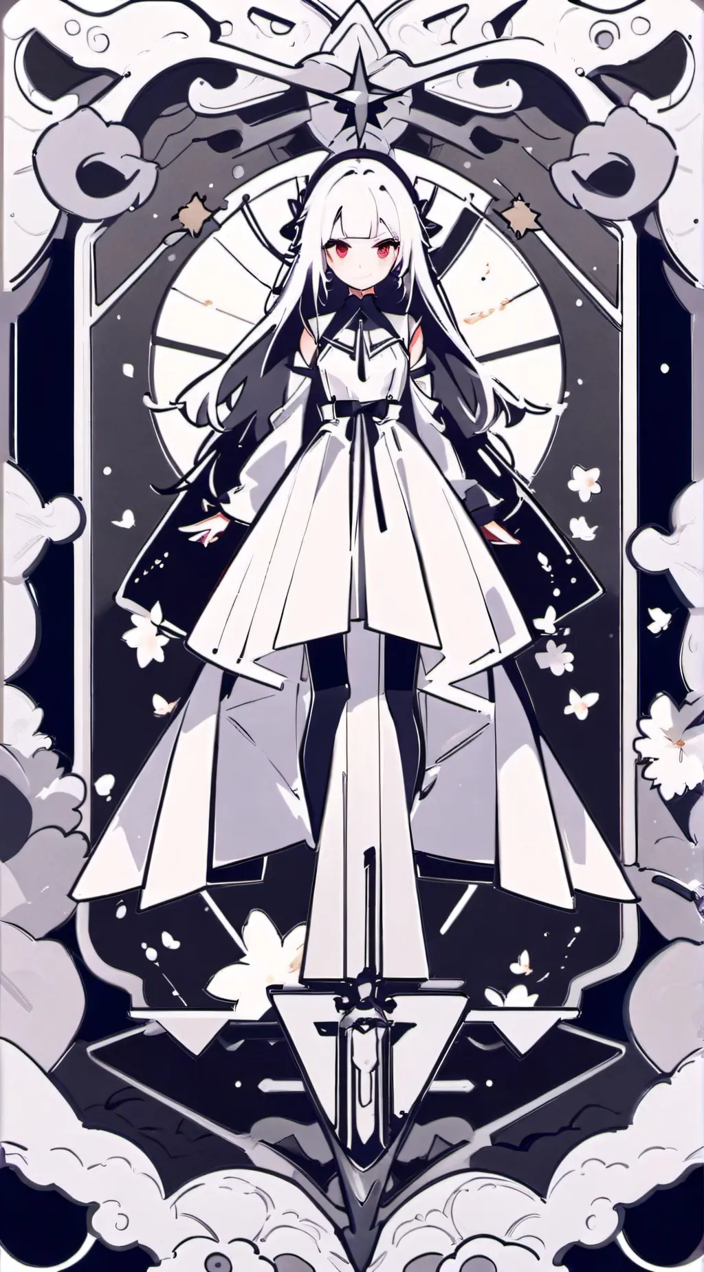 ai character: new girl  background