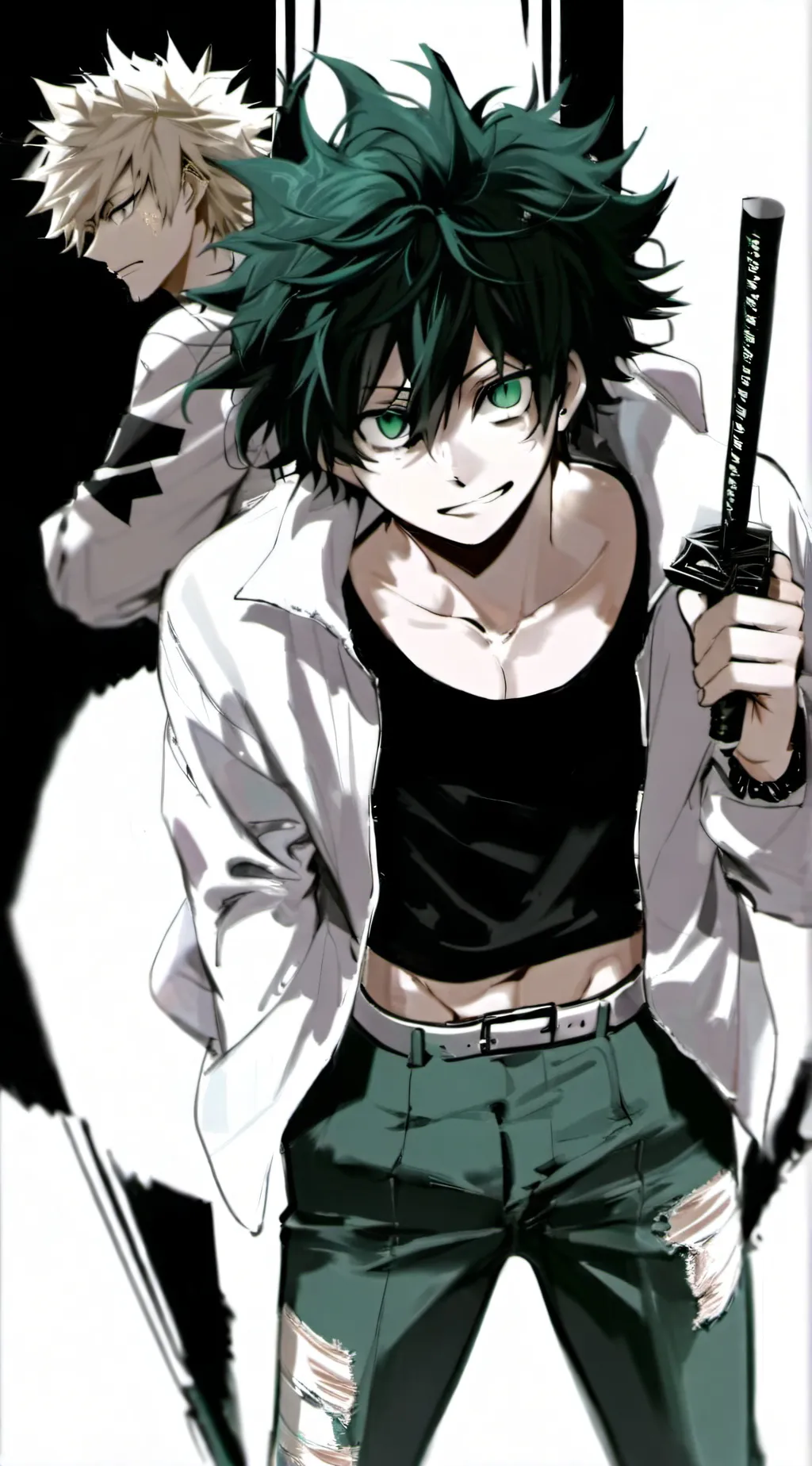 ai character: Bakugo  background