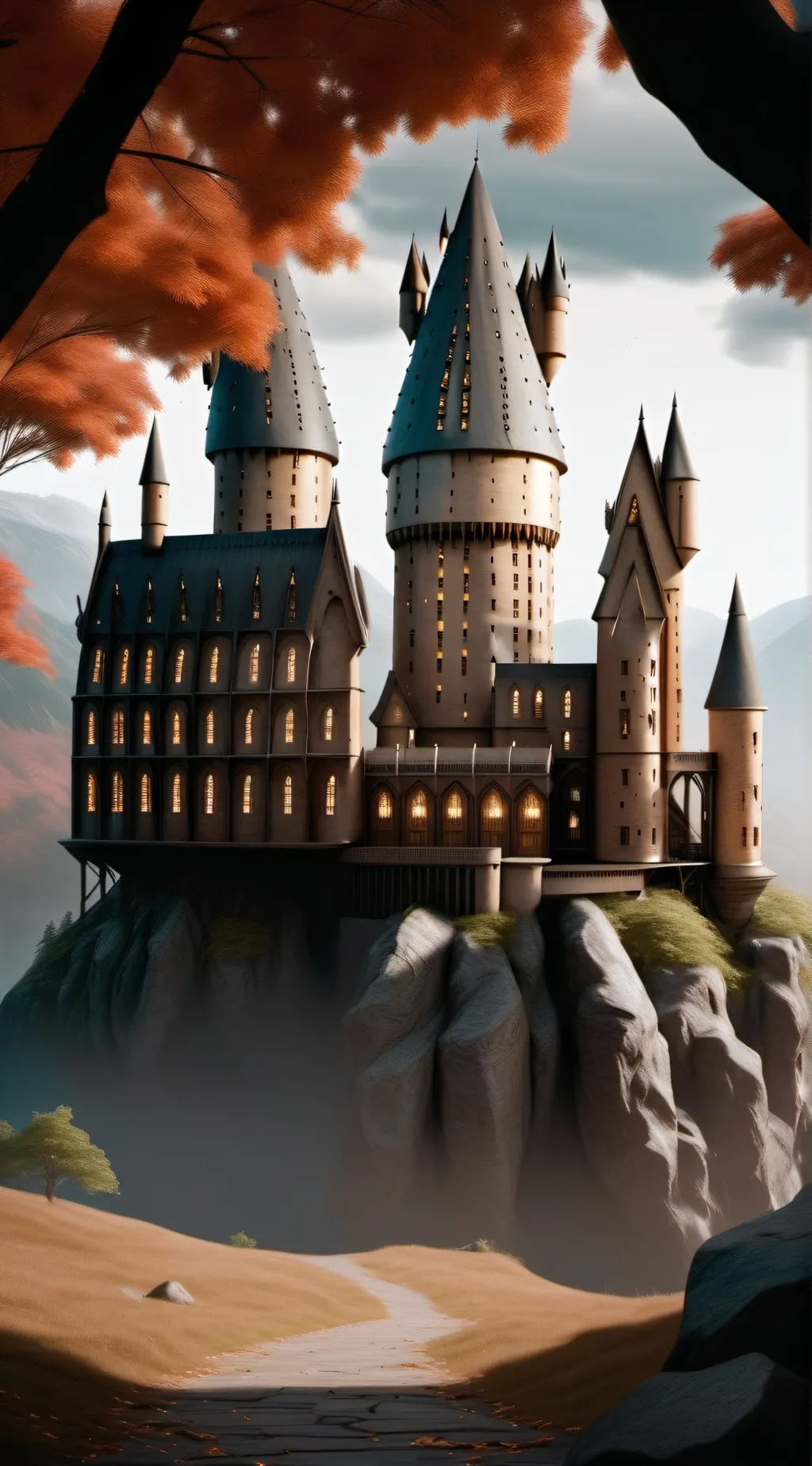 ai character: Hogwarts groupchat background