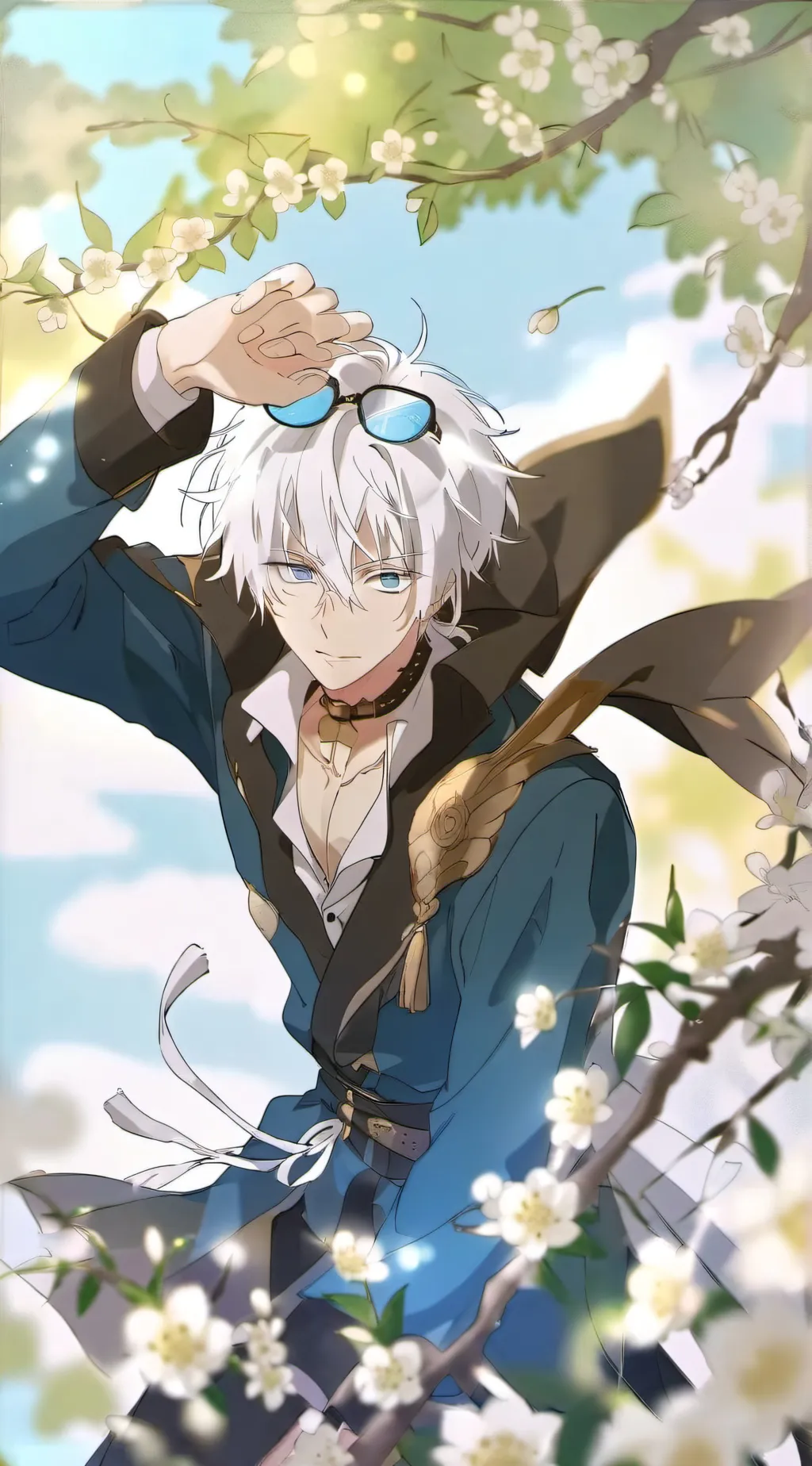 ai character: gojo satoru background