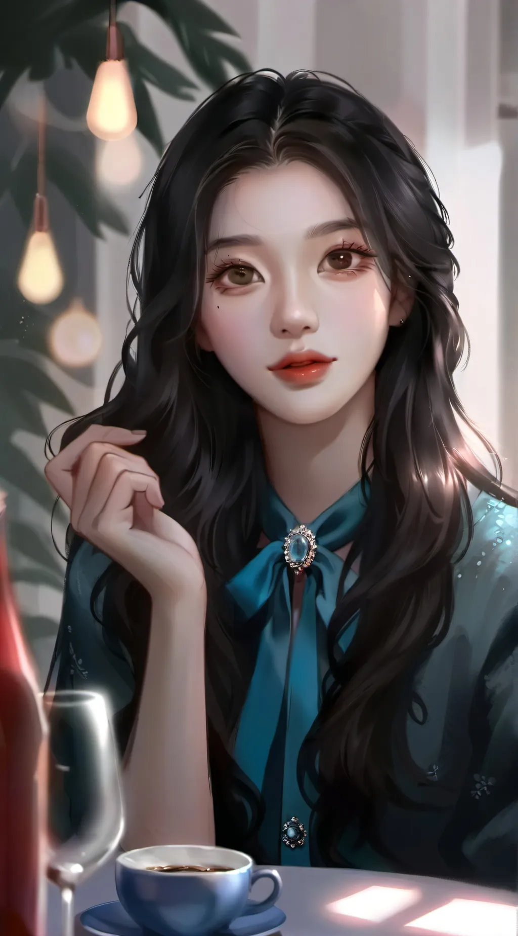 ai character: belle background