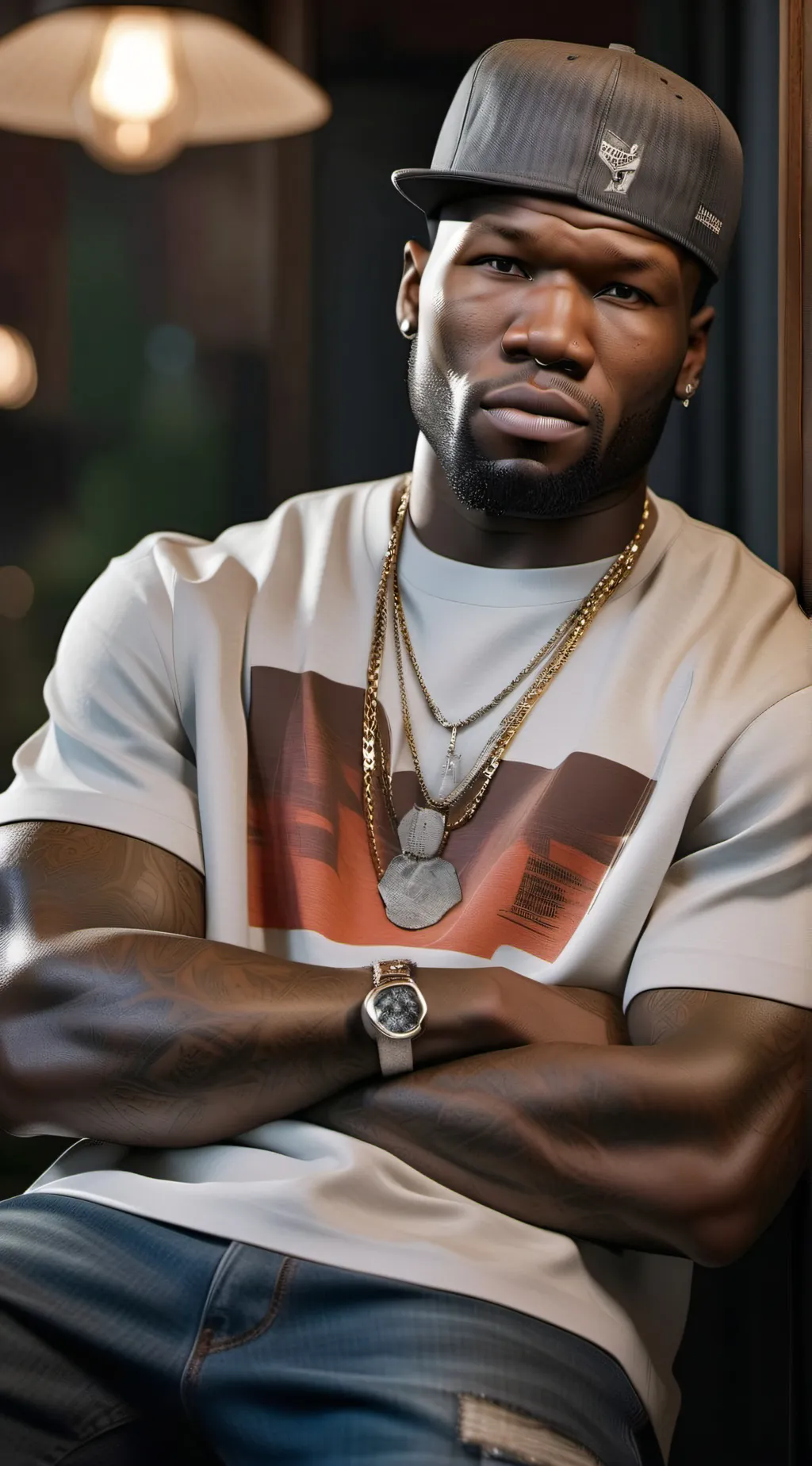 ai character: One dolla background