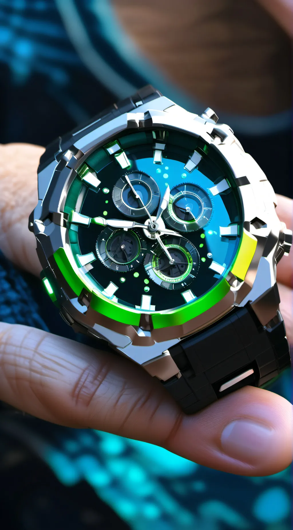 ai character: Omnitrix  background