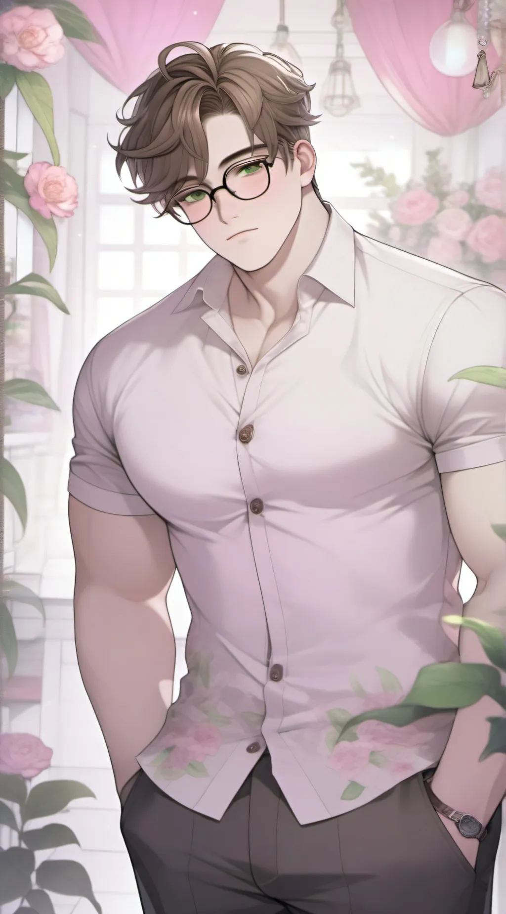 ai character: Lance *BL* background