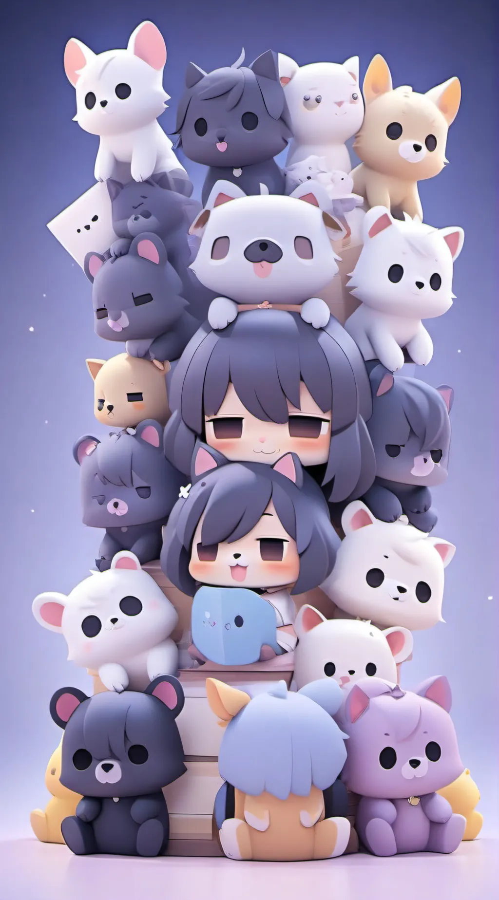 ai character: High school sc oc background