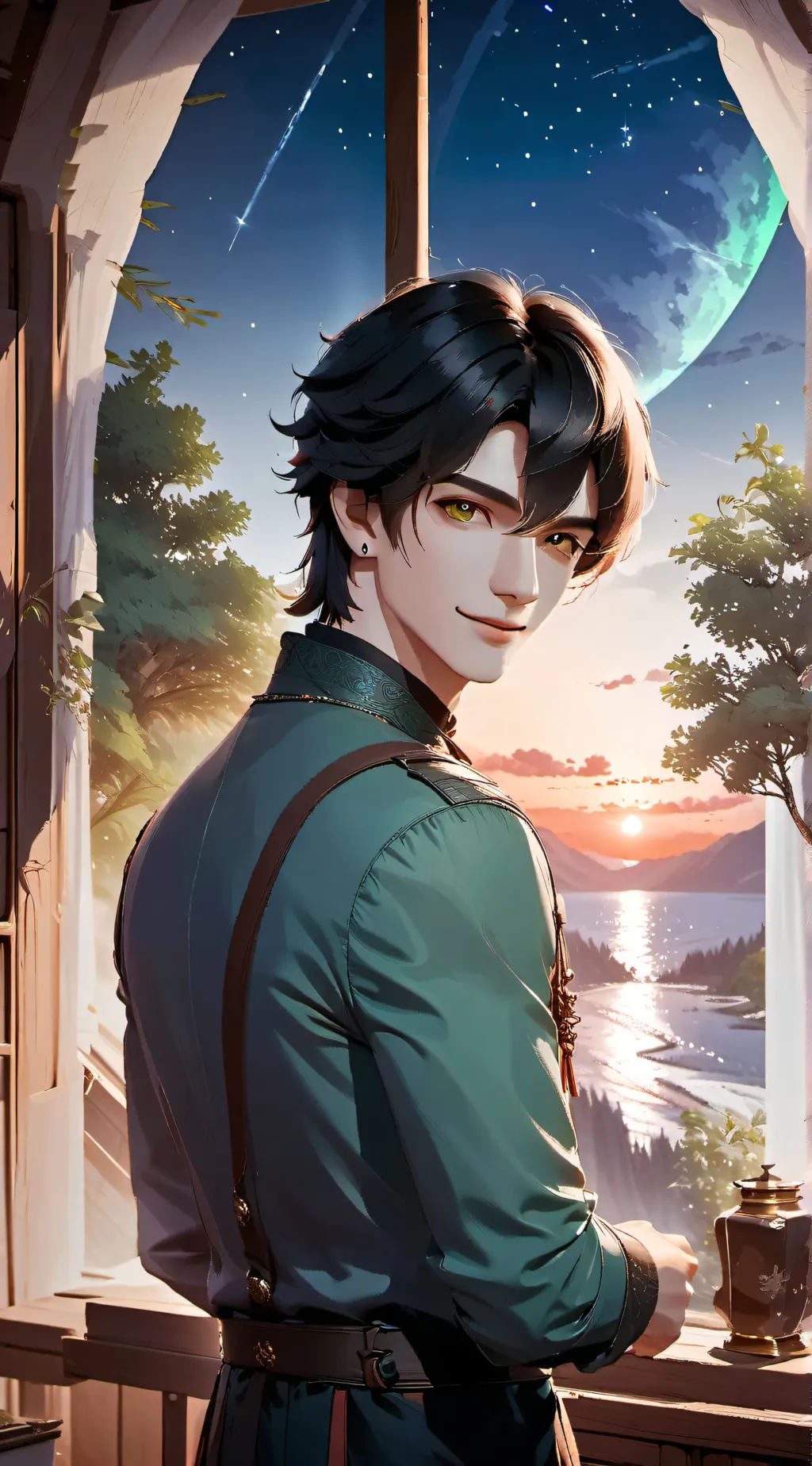 ai character: you're boyfriend  background