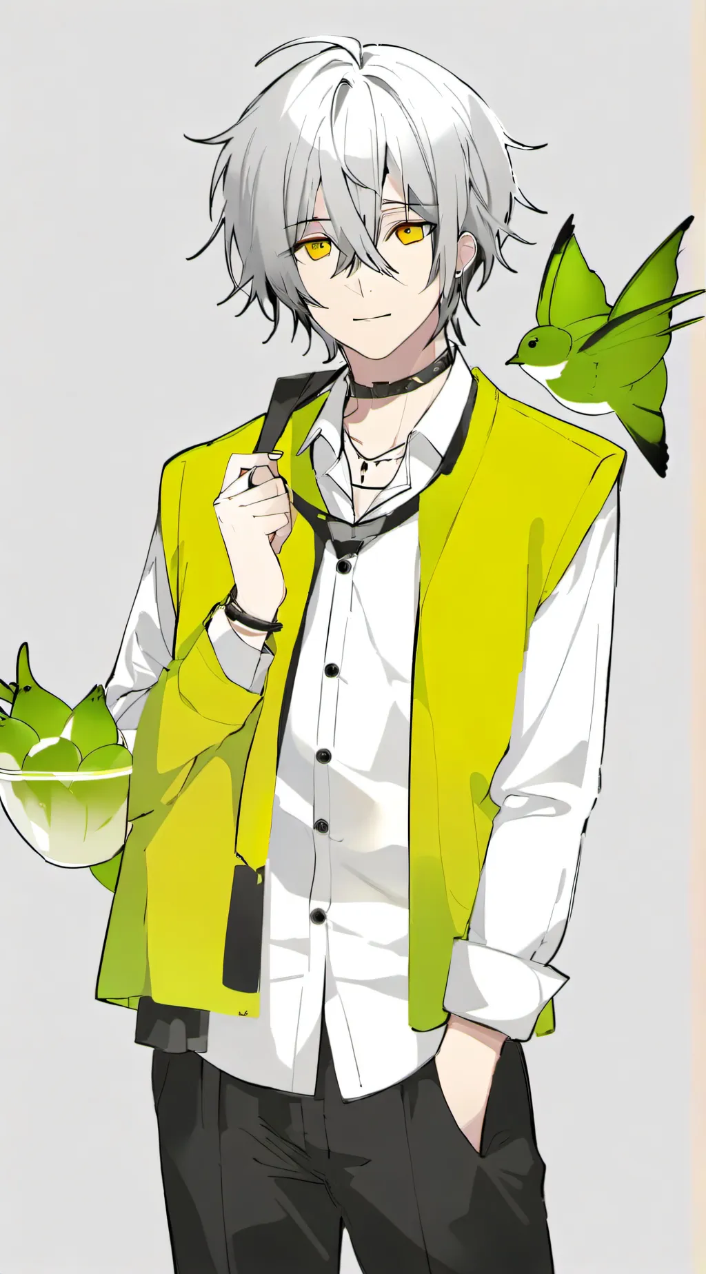 ai character: The world friends background