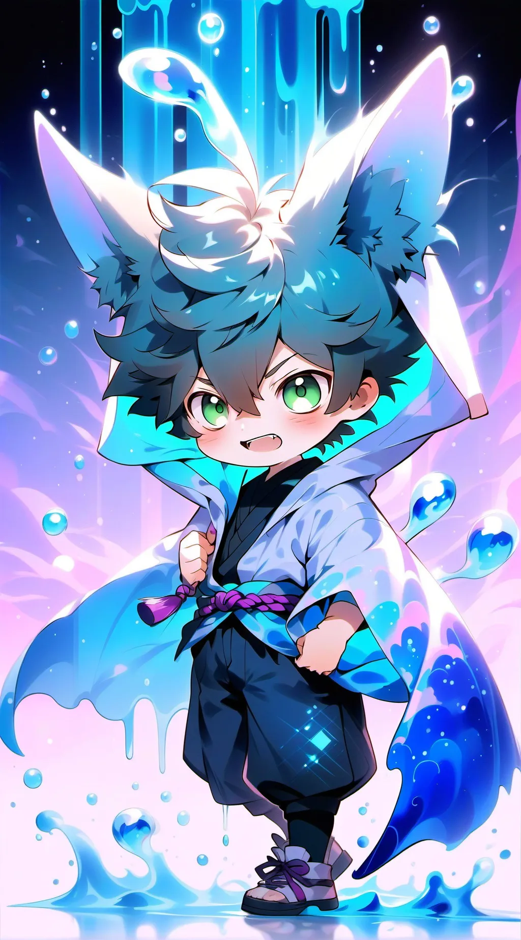 ai character: Mha creep  background