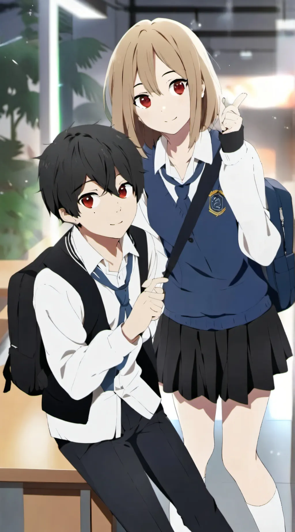 ai character: :/ background