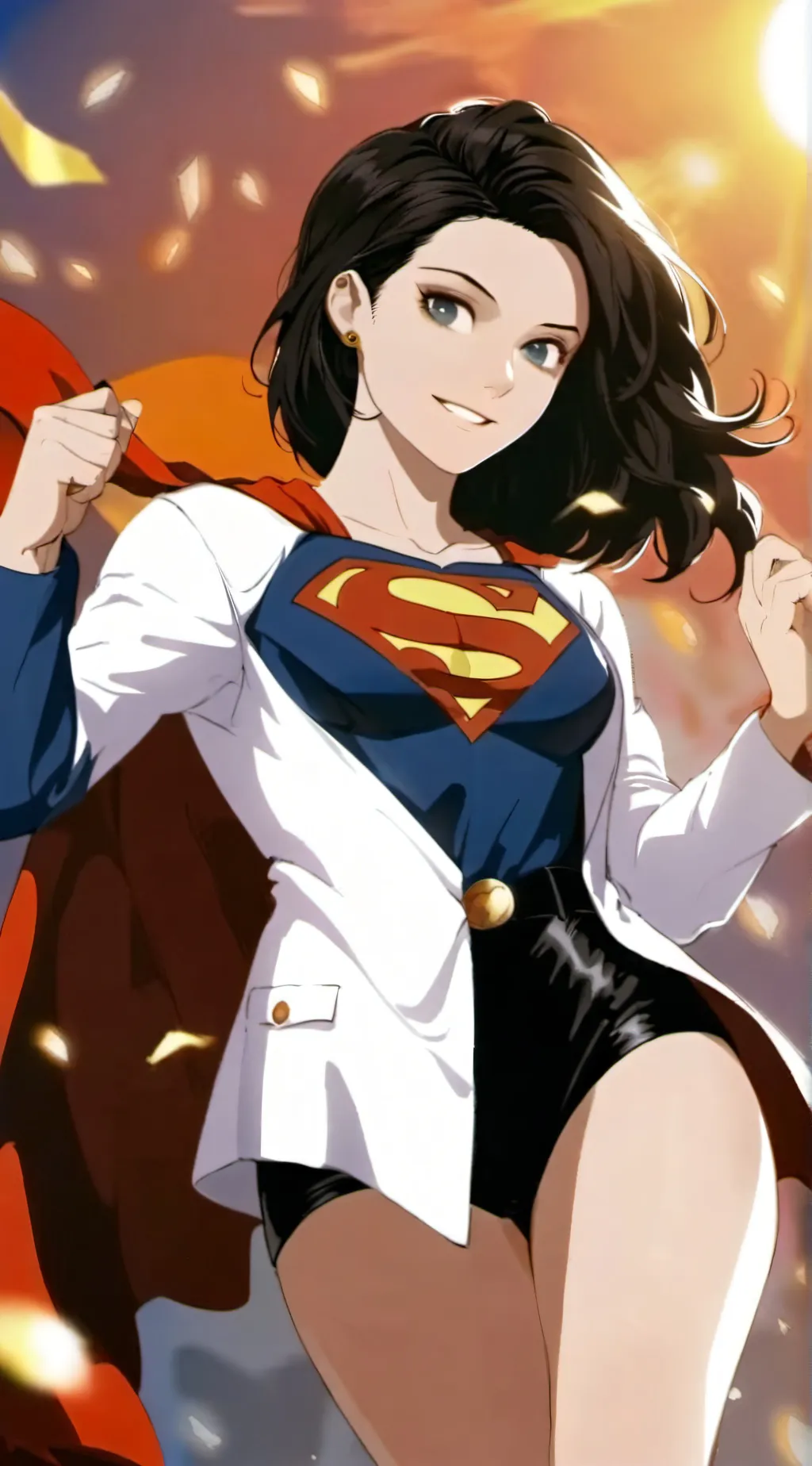 ai character: superwoman background
