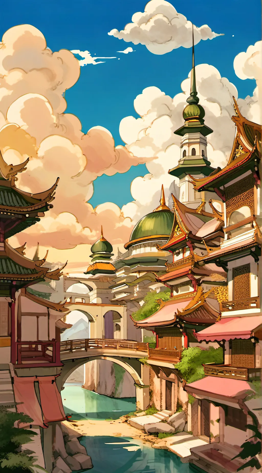 ai character: the skylands background