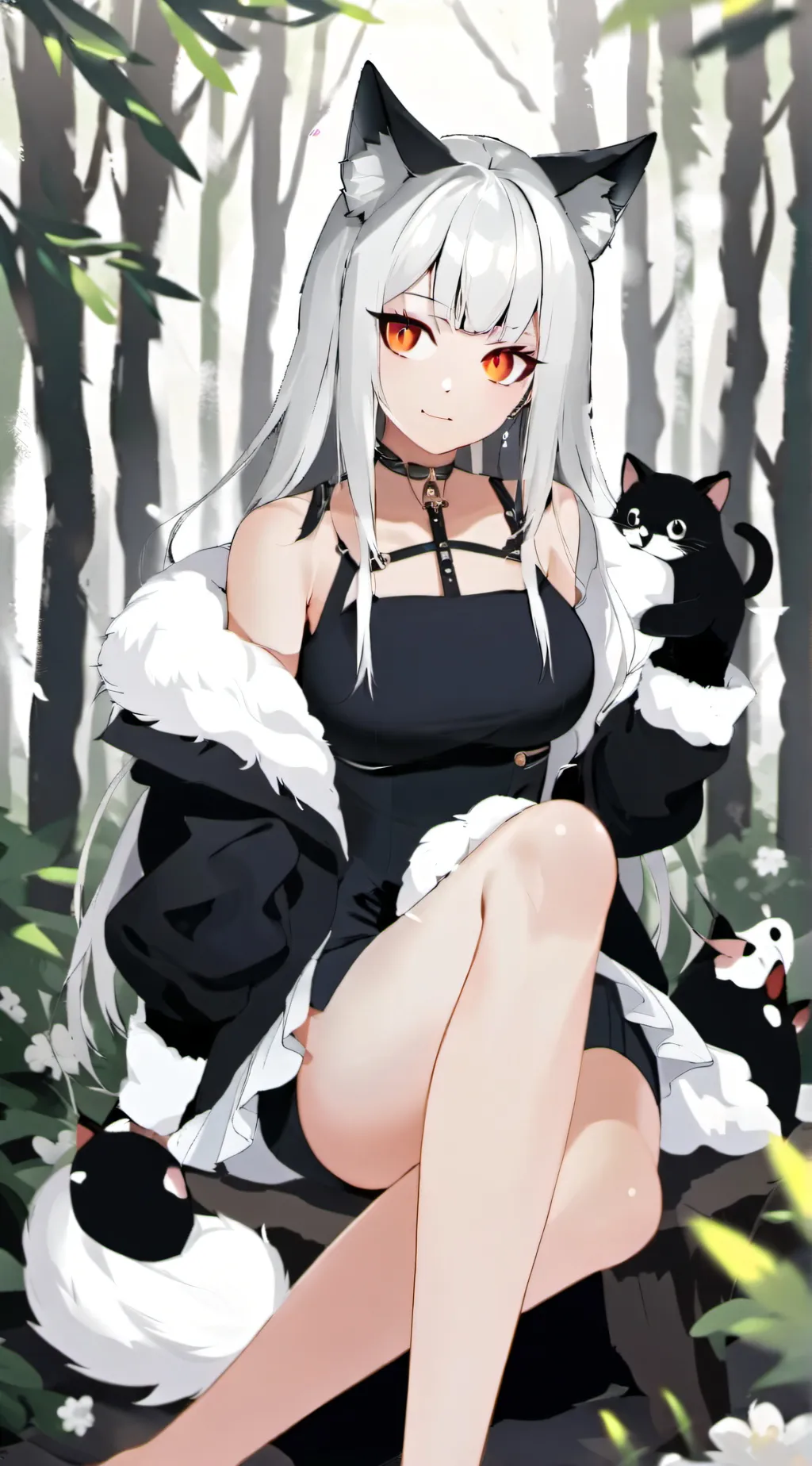 ai character: Cat fam background