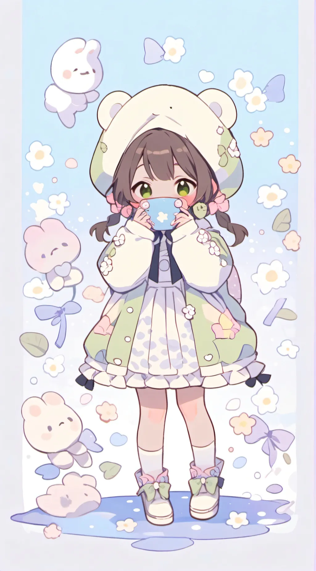 ai character: Lottie background