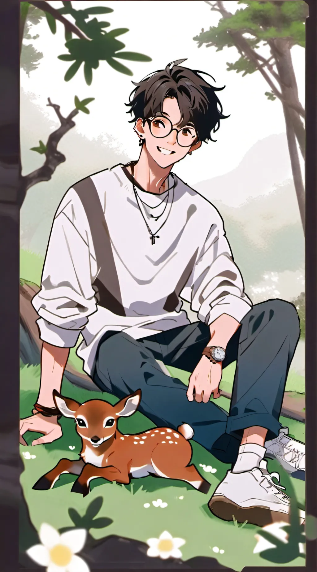 ai character: Alastor❤️❤️📻🎙️❤️❤️ background