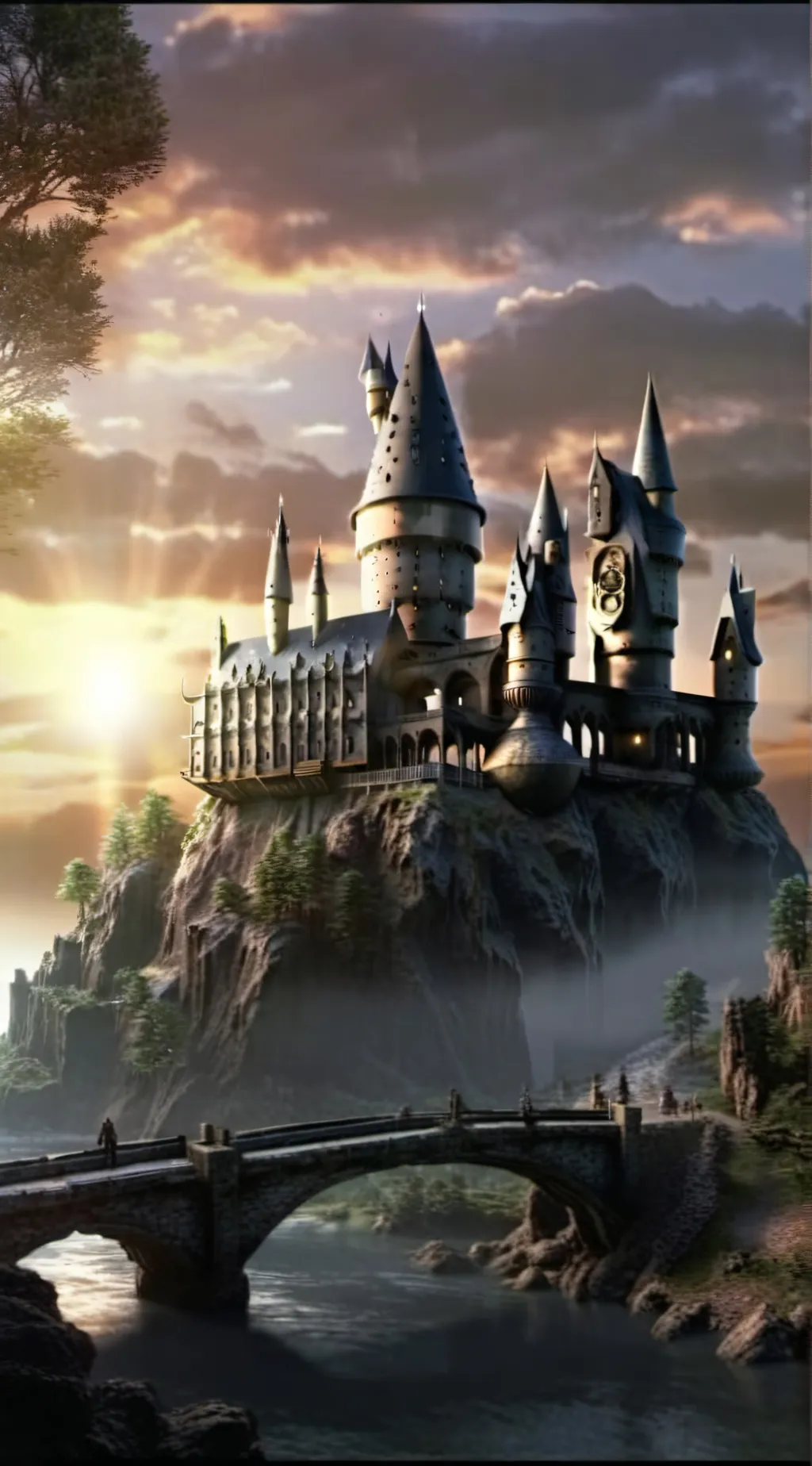 ai character: ❤️💚Hogwarts💙💛 background