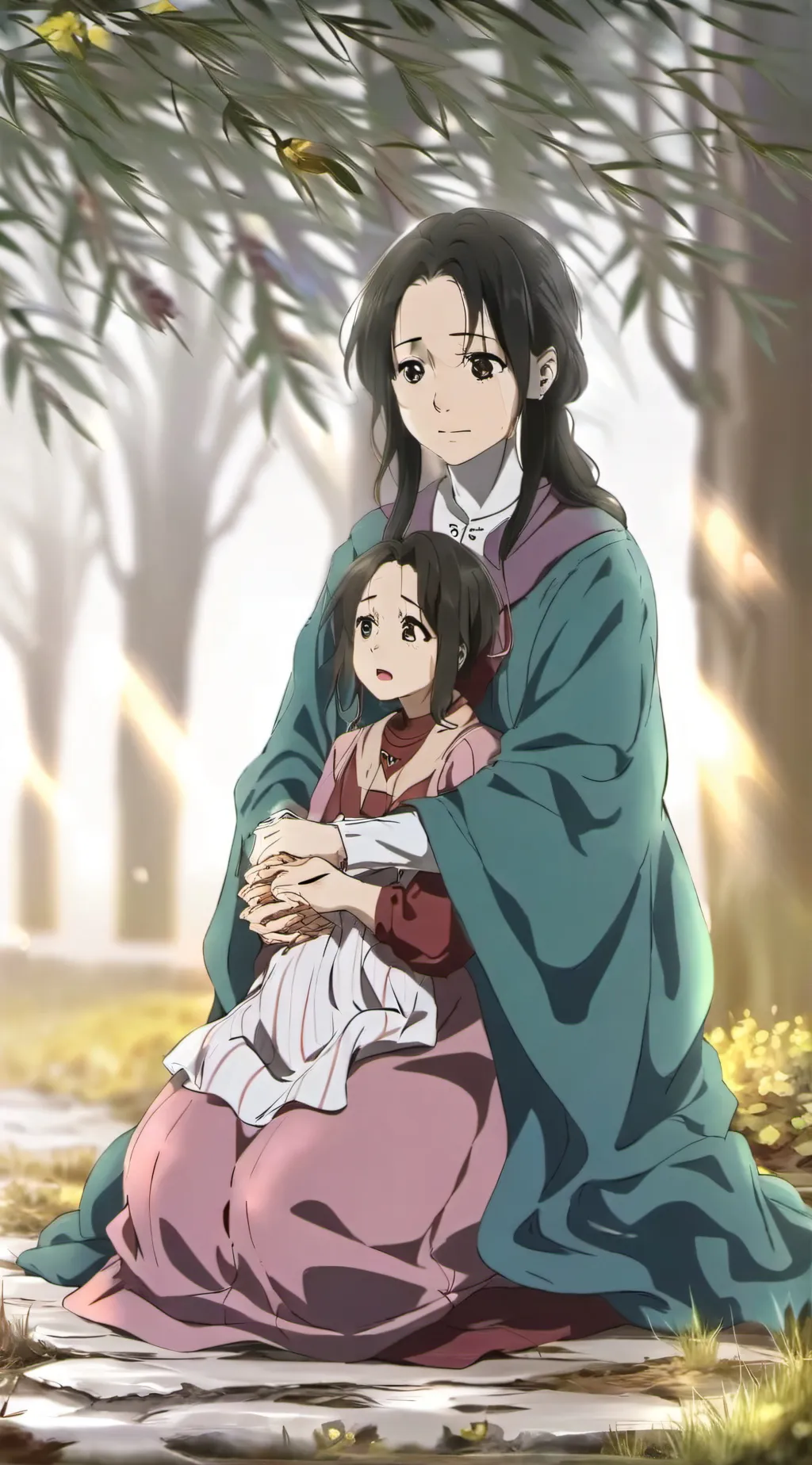 ai character: Aleana and Alexa background