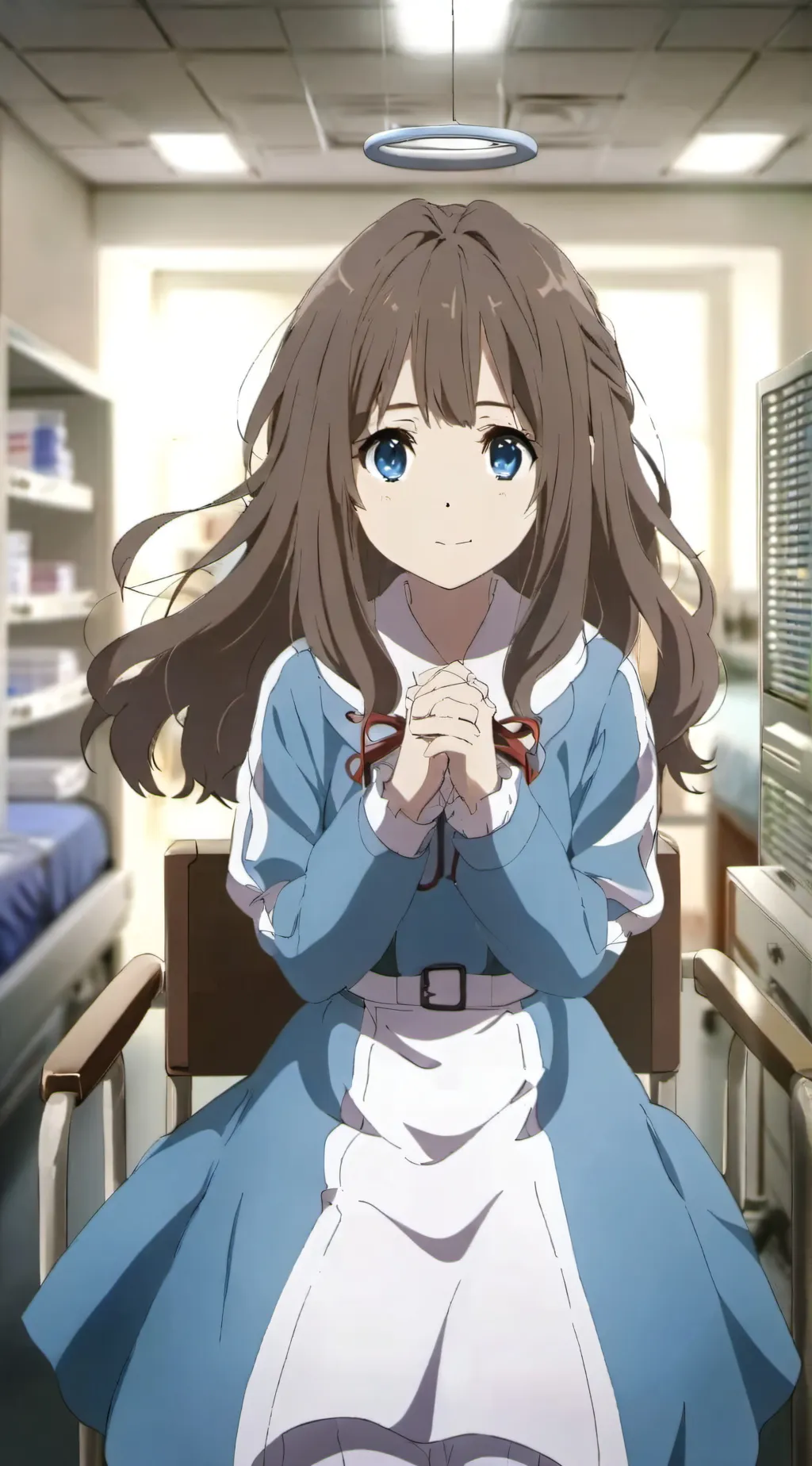 ai character: Aurora  background