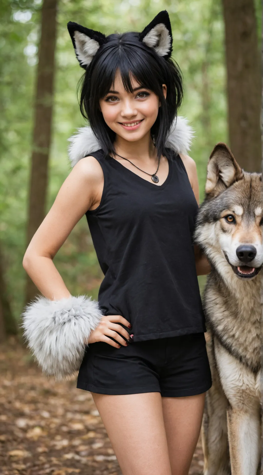 ai character: Penne the Wolf background