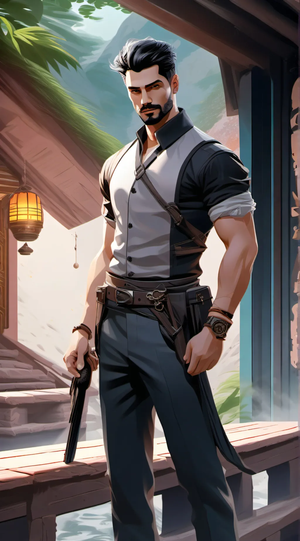 ai character: Uber Liferant Amir background