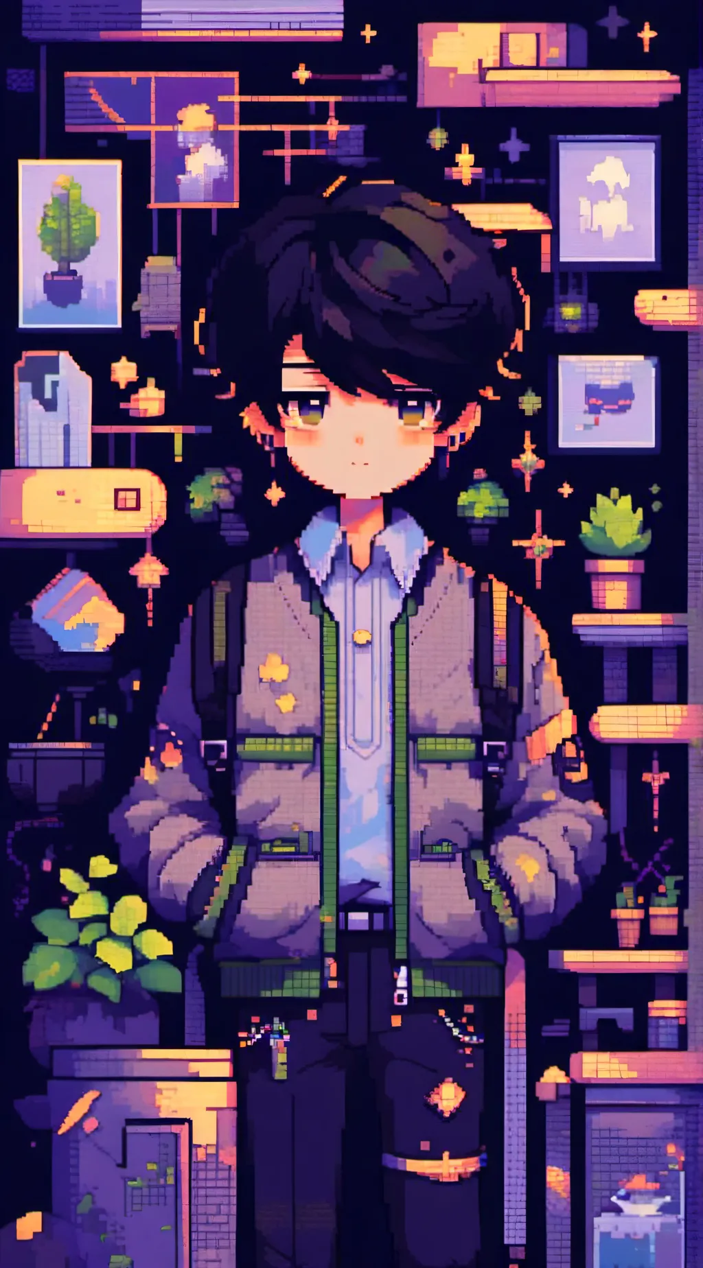 ai character: Mark background