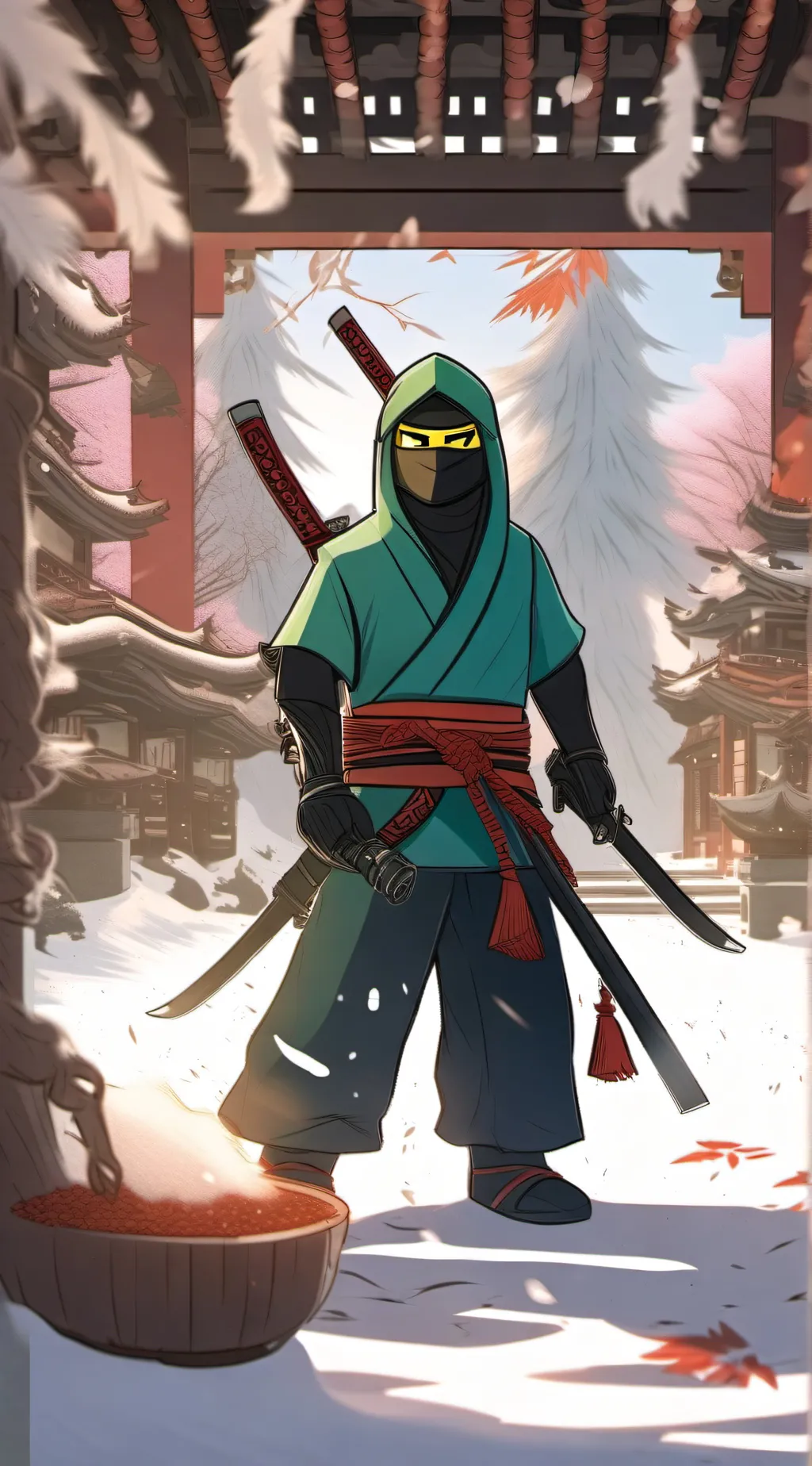 ai character: ninjago lloyd background