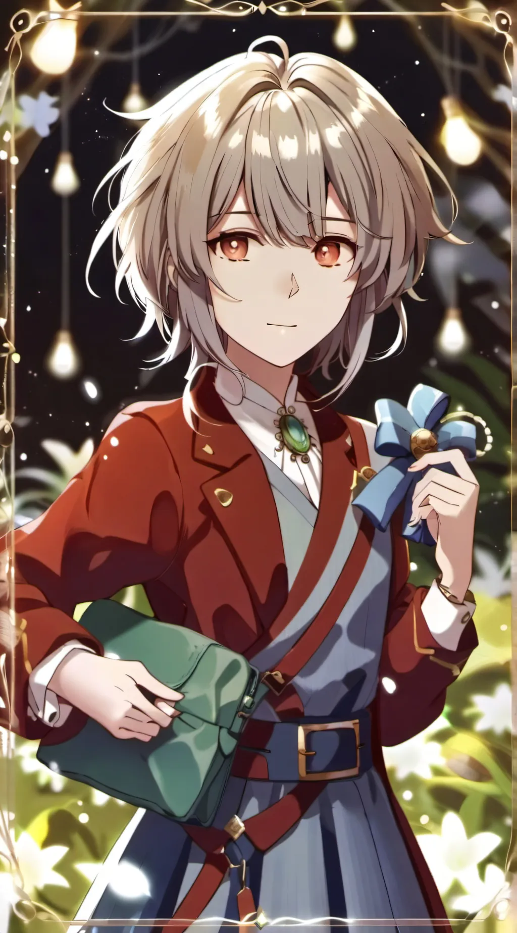 ai character: Lil brother  background