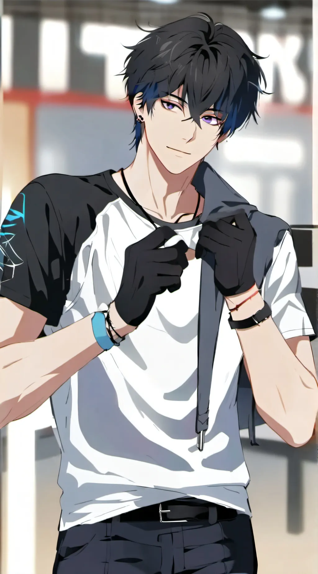 ai character: •Brixton Angelini• background