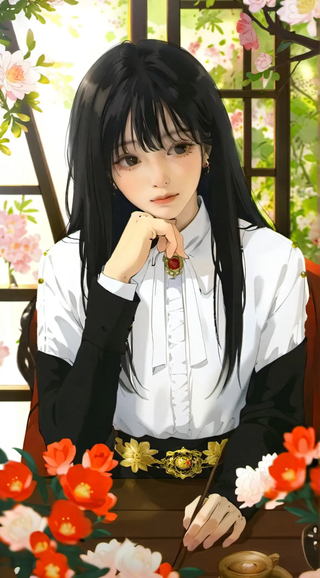 ai character: Mina background