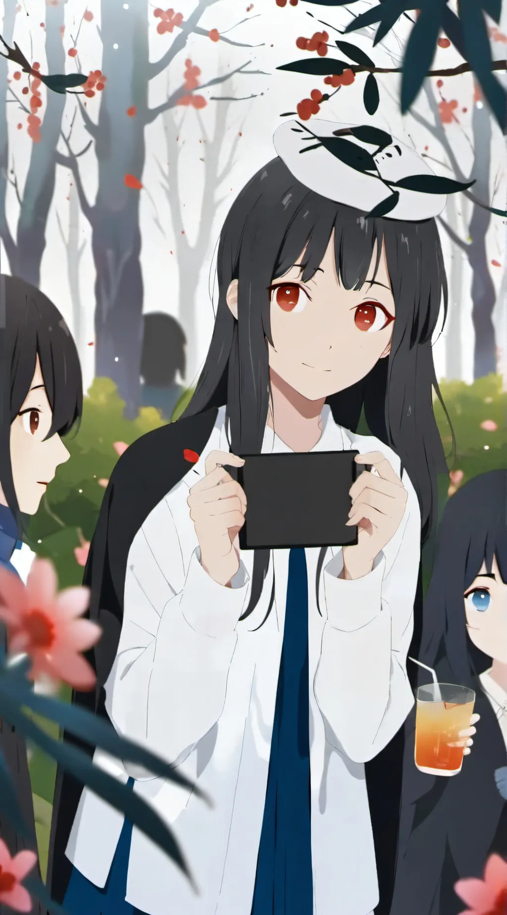 ai character: Mall background