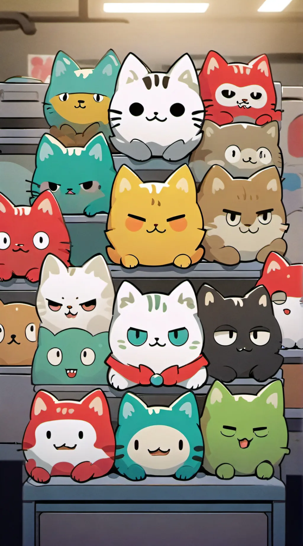 ai character: The Battle Cats! background