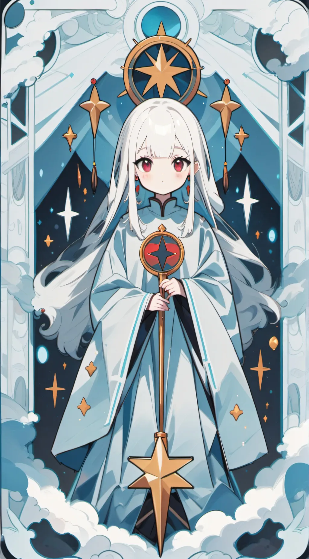 ai character: ♥️azure♥️ background