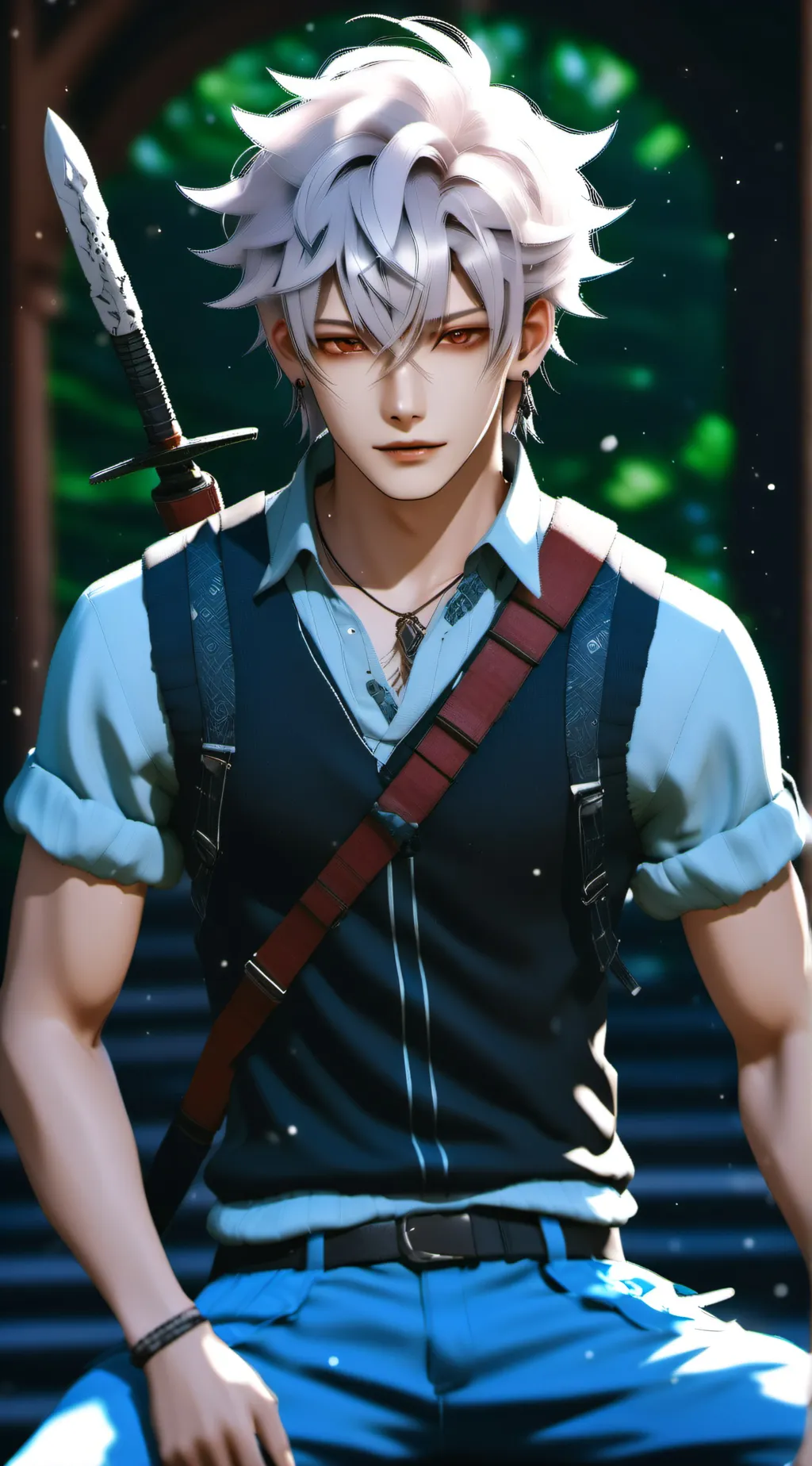 ai character: Evan background