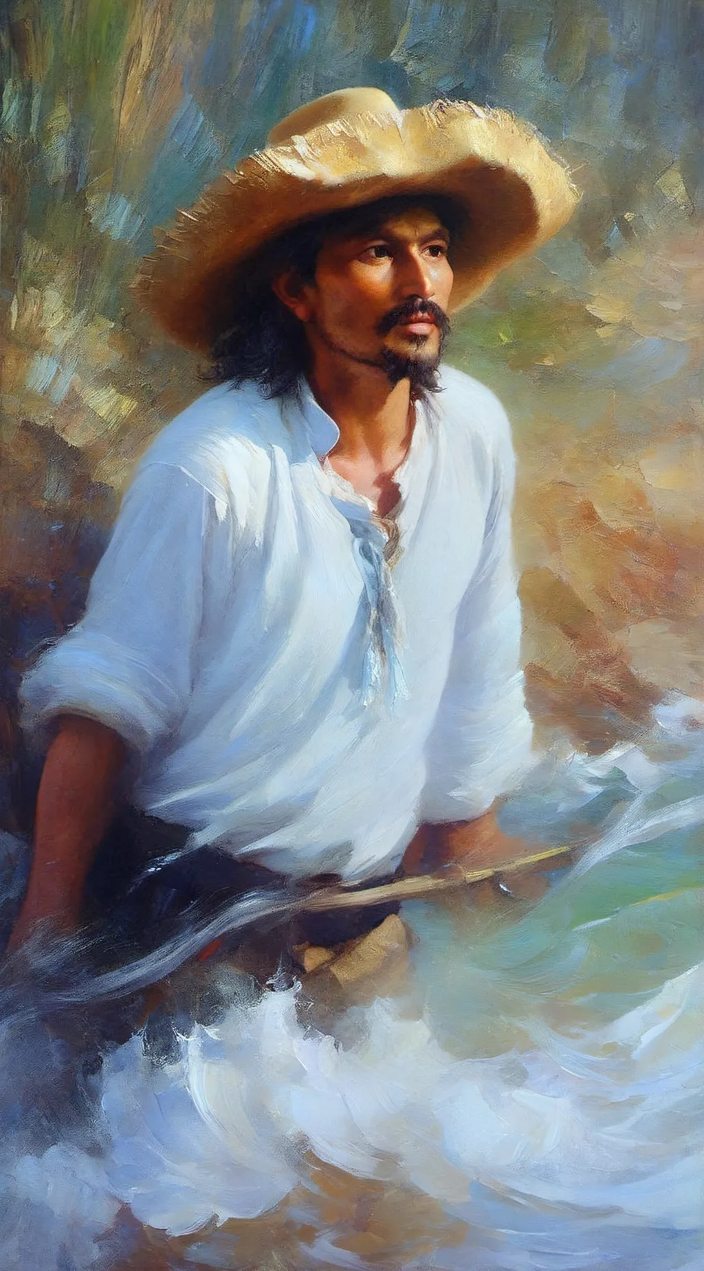 ai character: Diego  background