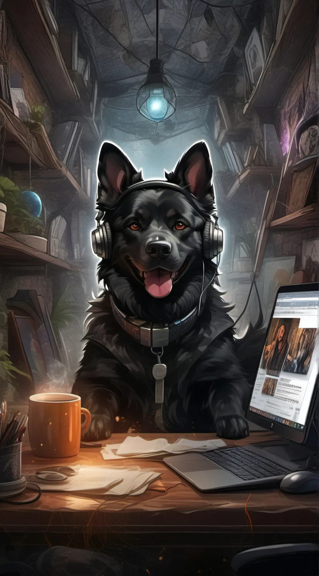 ai character: MemeBones background