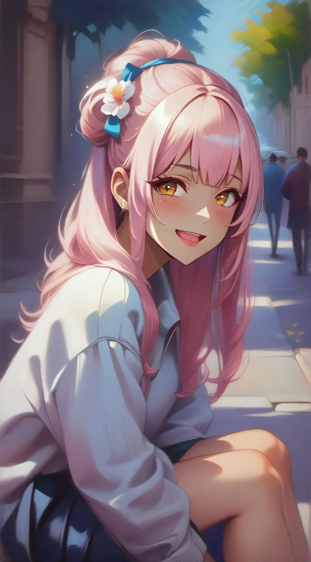 ai character: Hannah  background