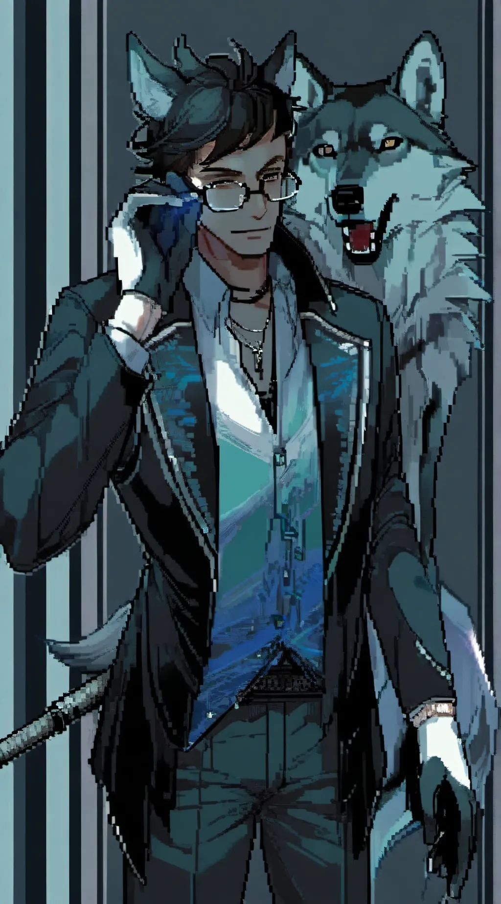 ai character: MHA NorthVillain8 background