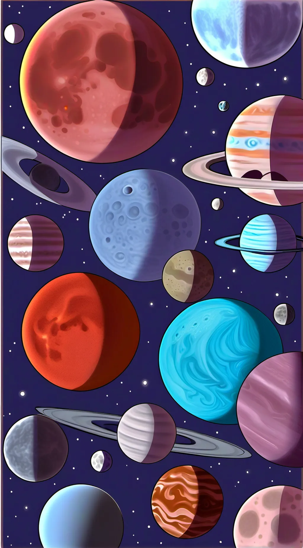 ai character: solarballs background