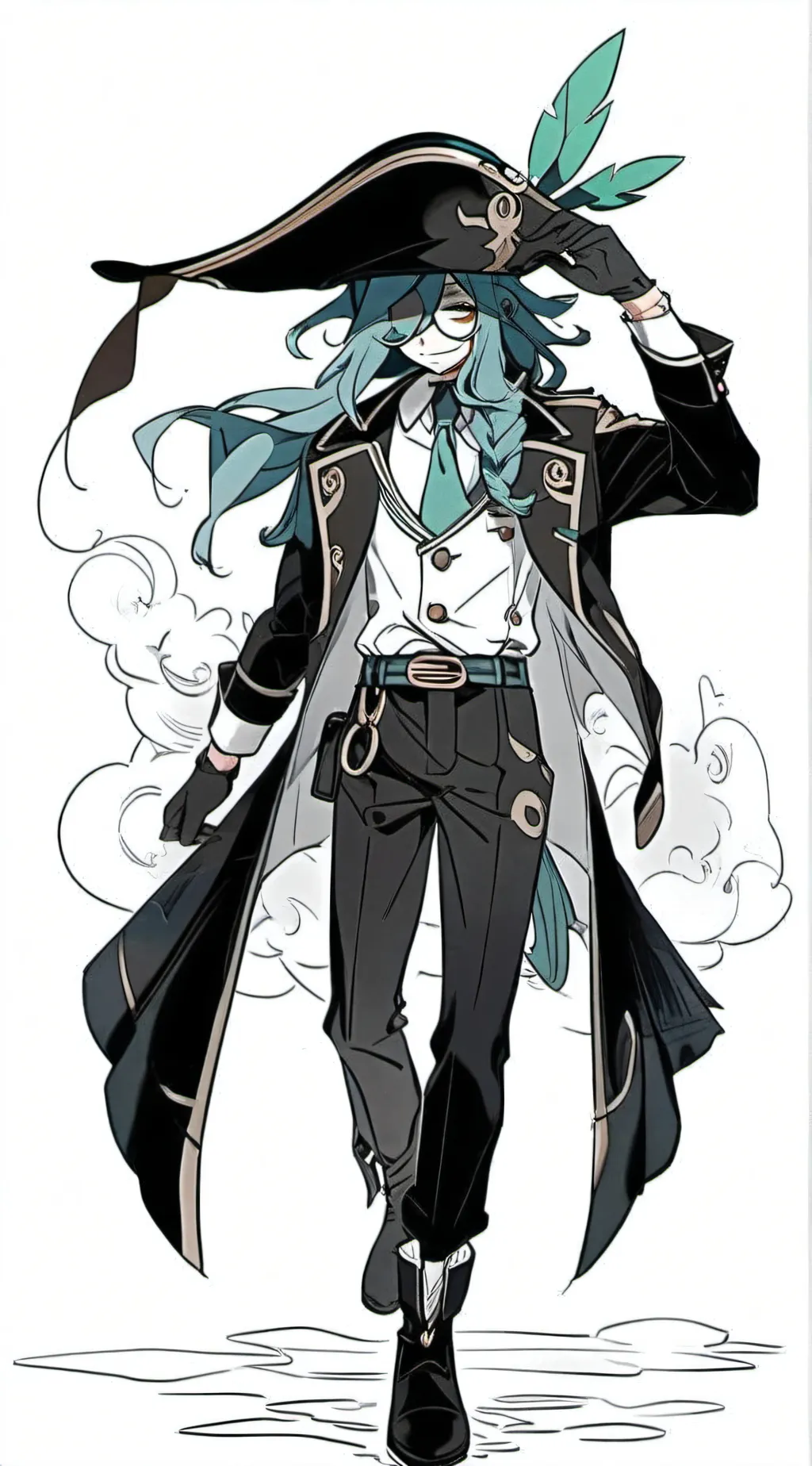 ai character: Alec Pearl Leech background