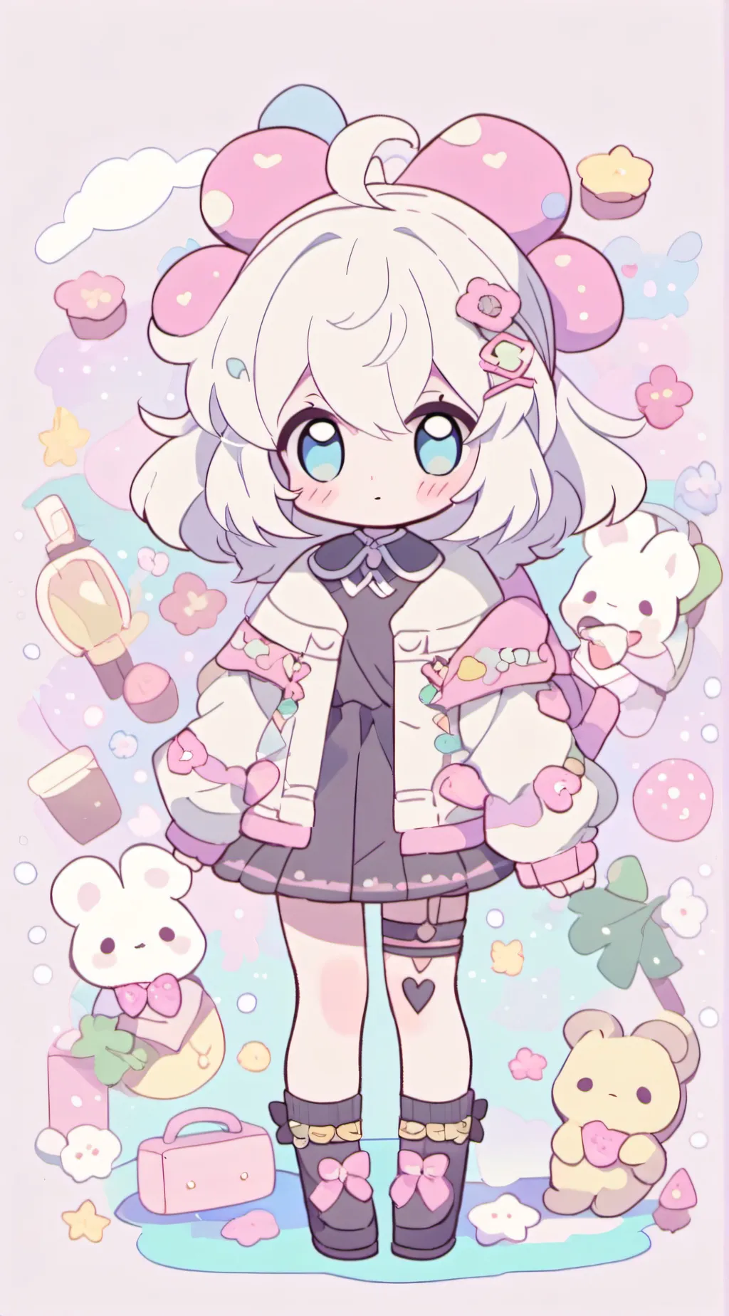 ai character: Stupid girl background