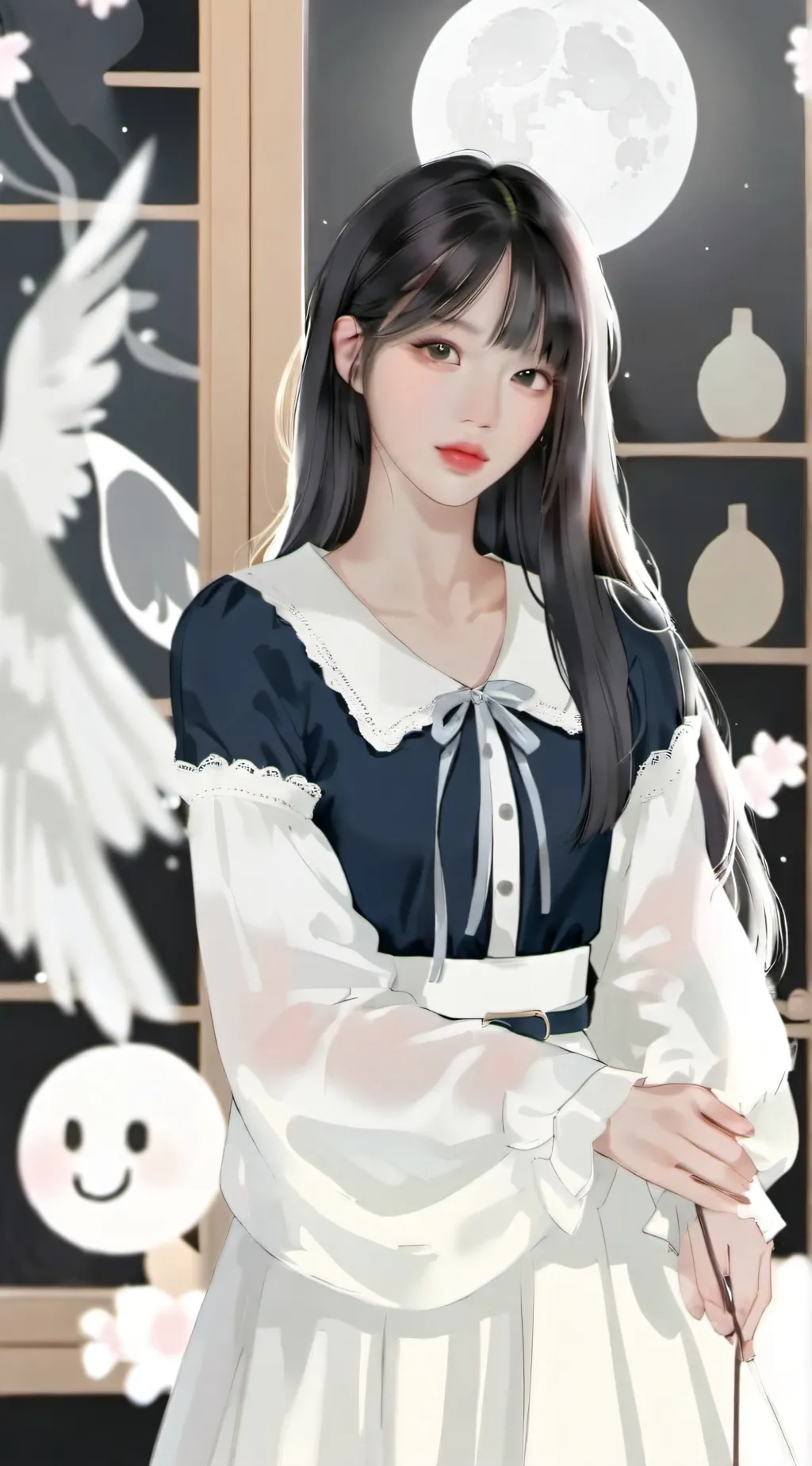 ai character: Tsuyu background