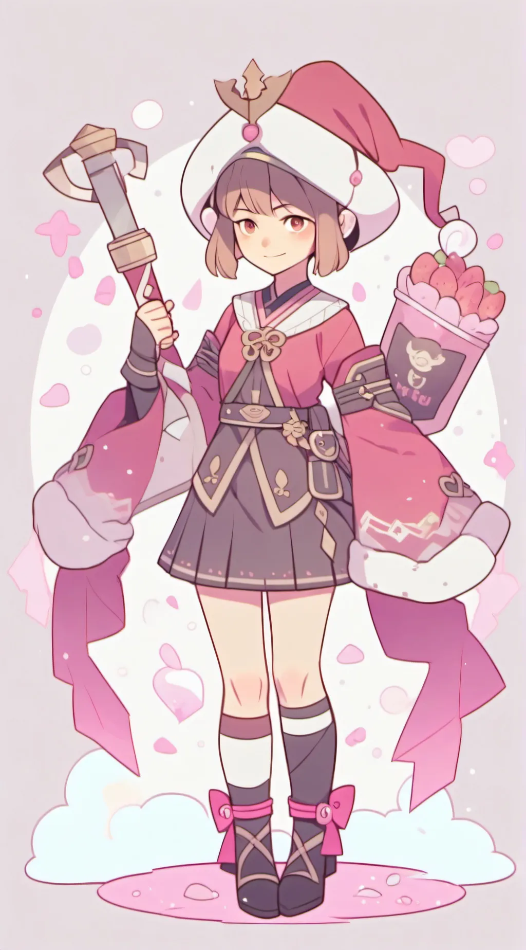 ai character: female scout  background
