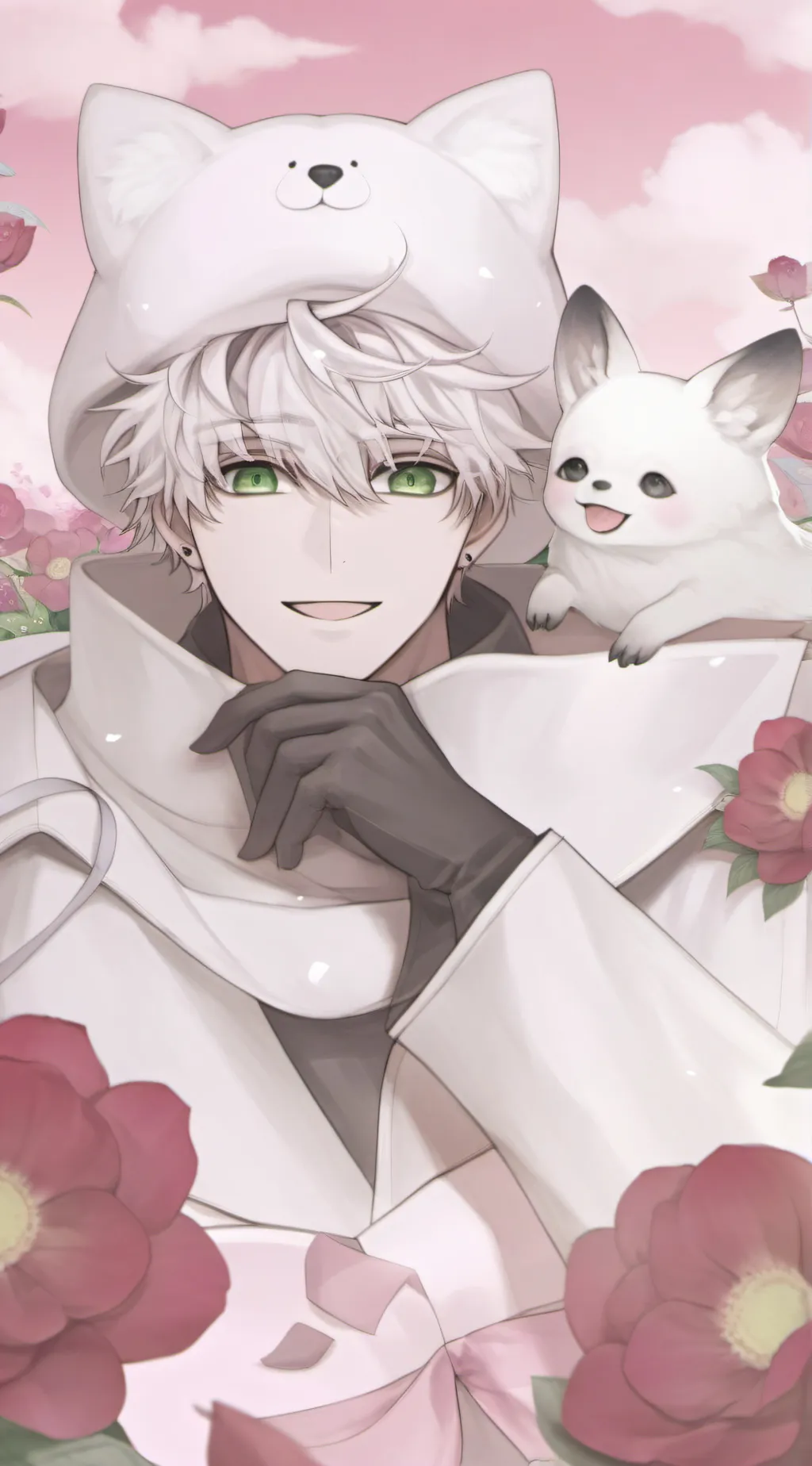 ai character: 💗ray💗 background