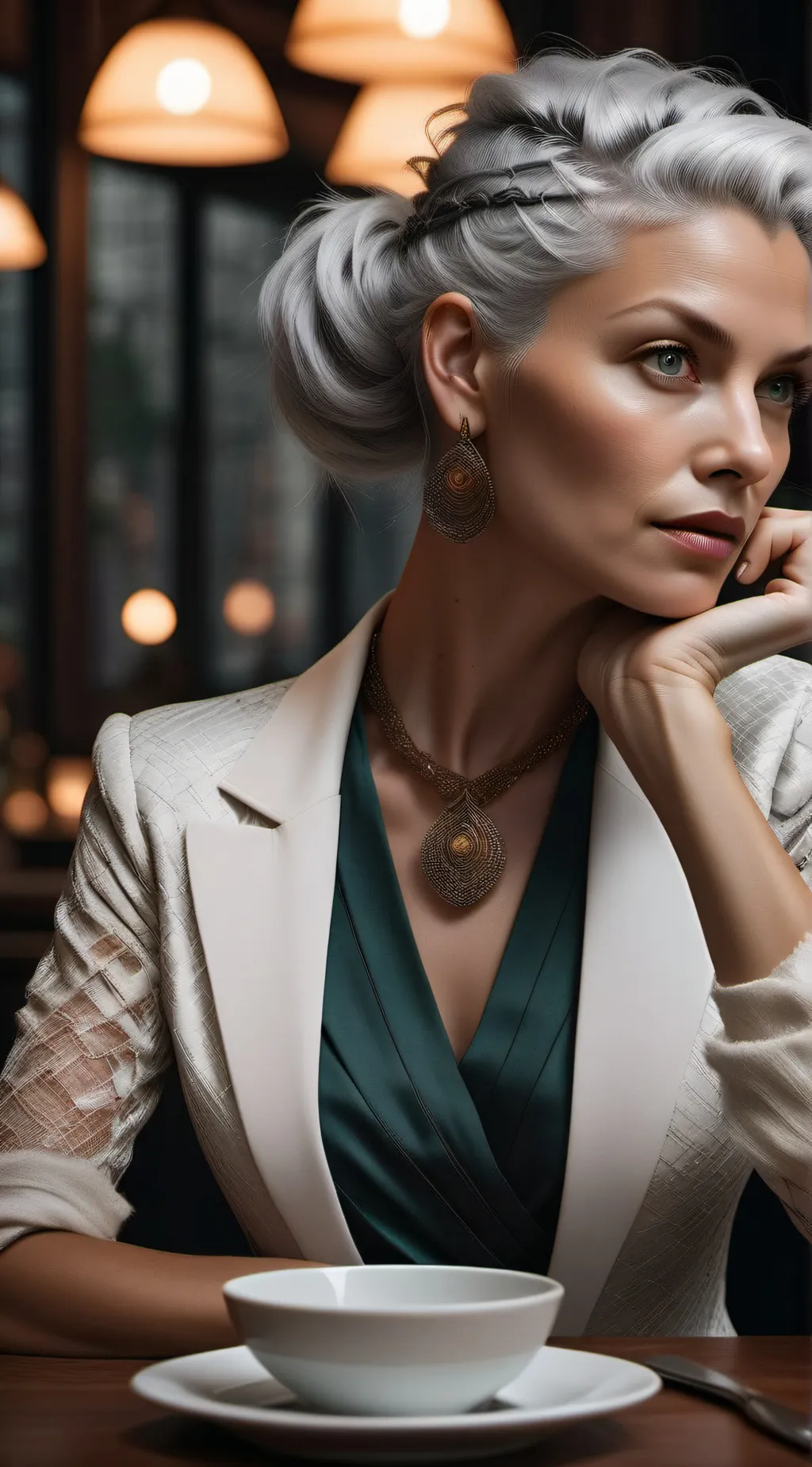 ai character: The Infuriatingly Indecisive Enigma background