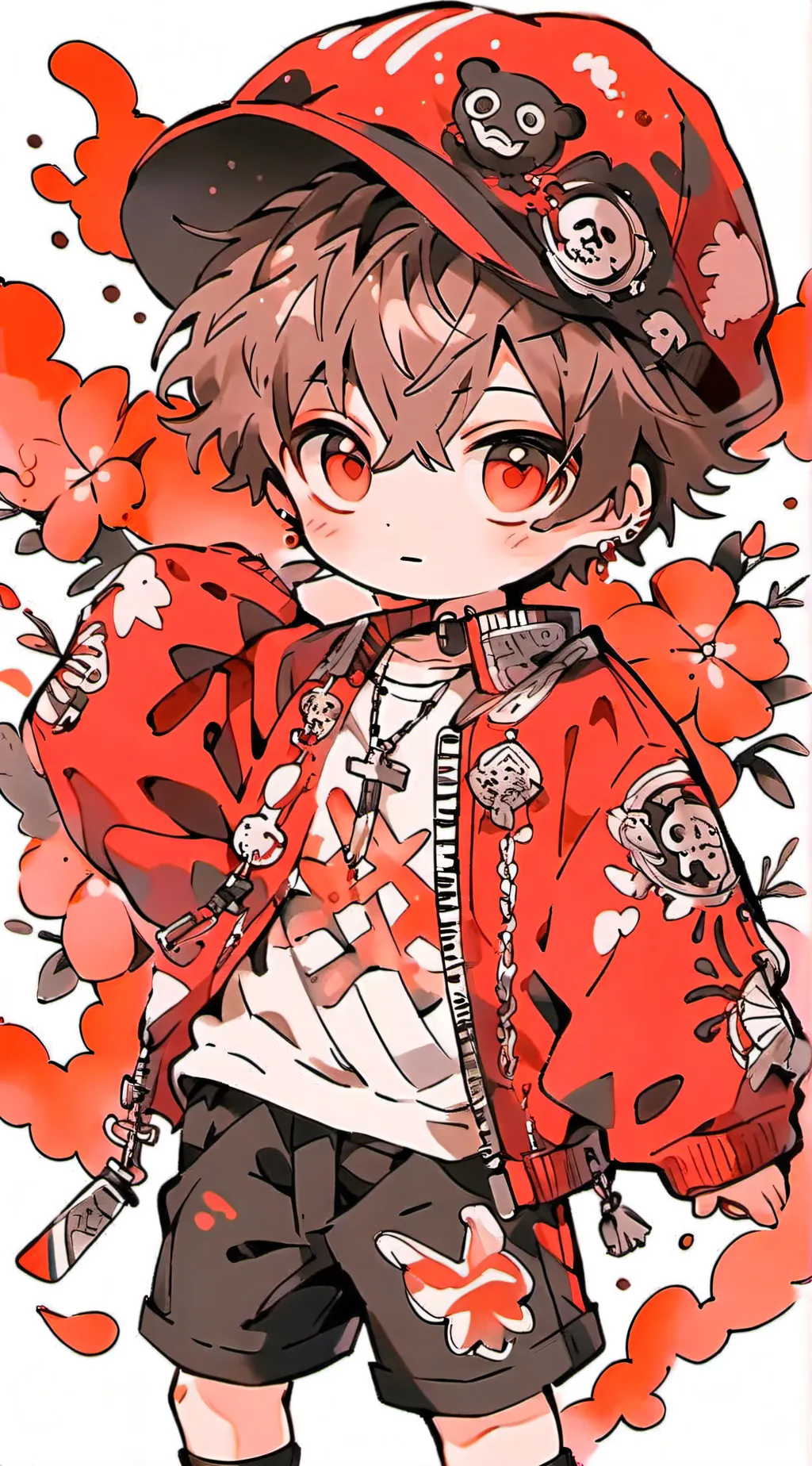 ai character: techy background